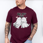 Be My Boo Ghosts Hugging - Valentine's Day Unisex Crewneck T-Shirt Sweatshirt Hoodie