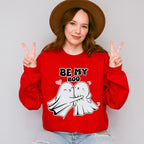 Be My Boo Ghosts Hugging - Valentine's Day Unisex Crewneck T-Shirt Sweatshirt Hoodie