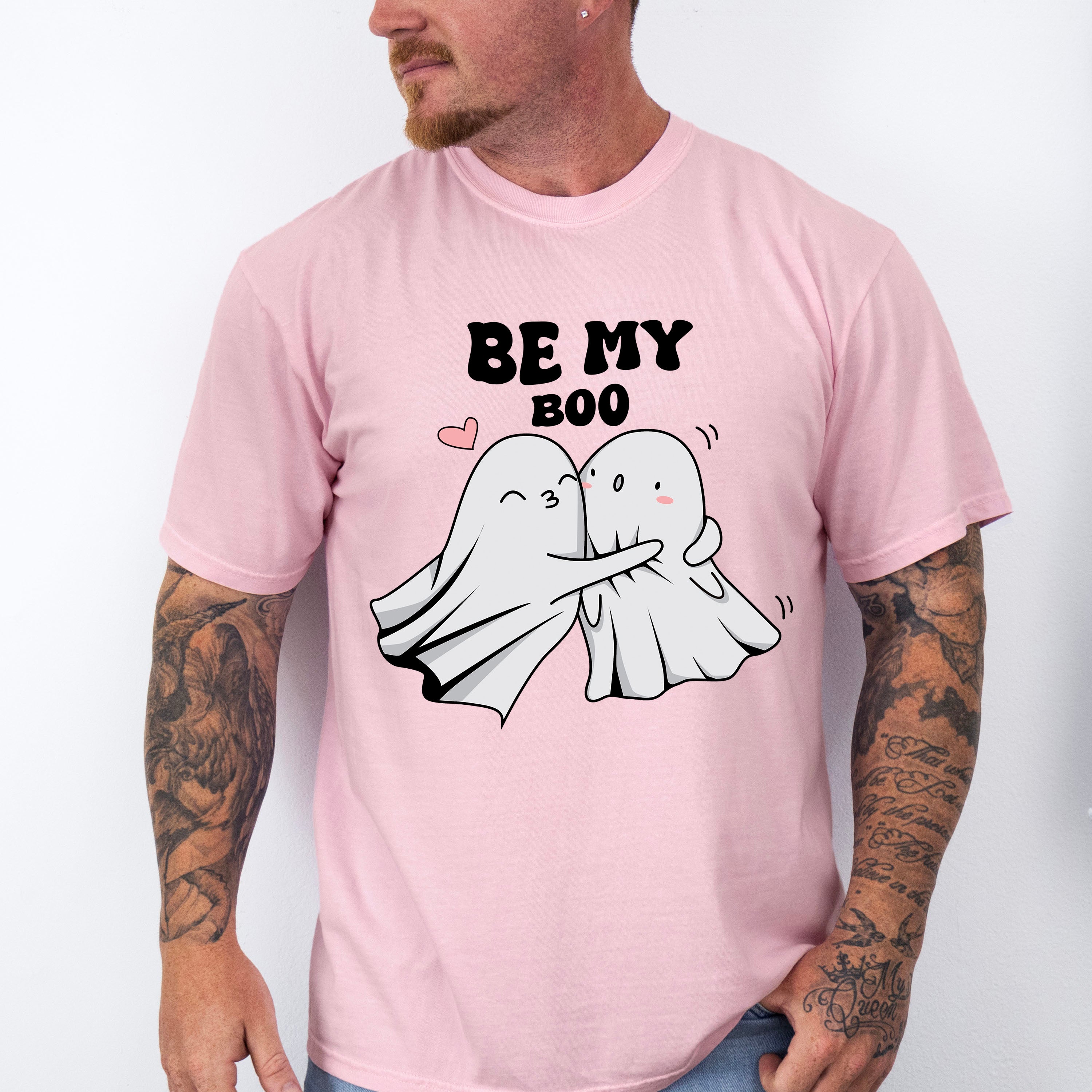 Be My Boo Ghosts Hugging - Valentine's Day Unisex Crewneck T-Shirt Sweatshirt Hoodie
