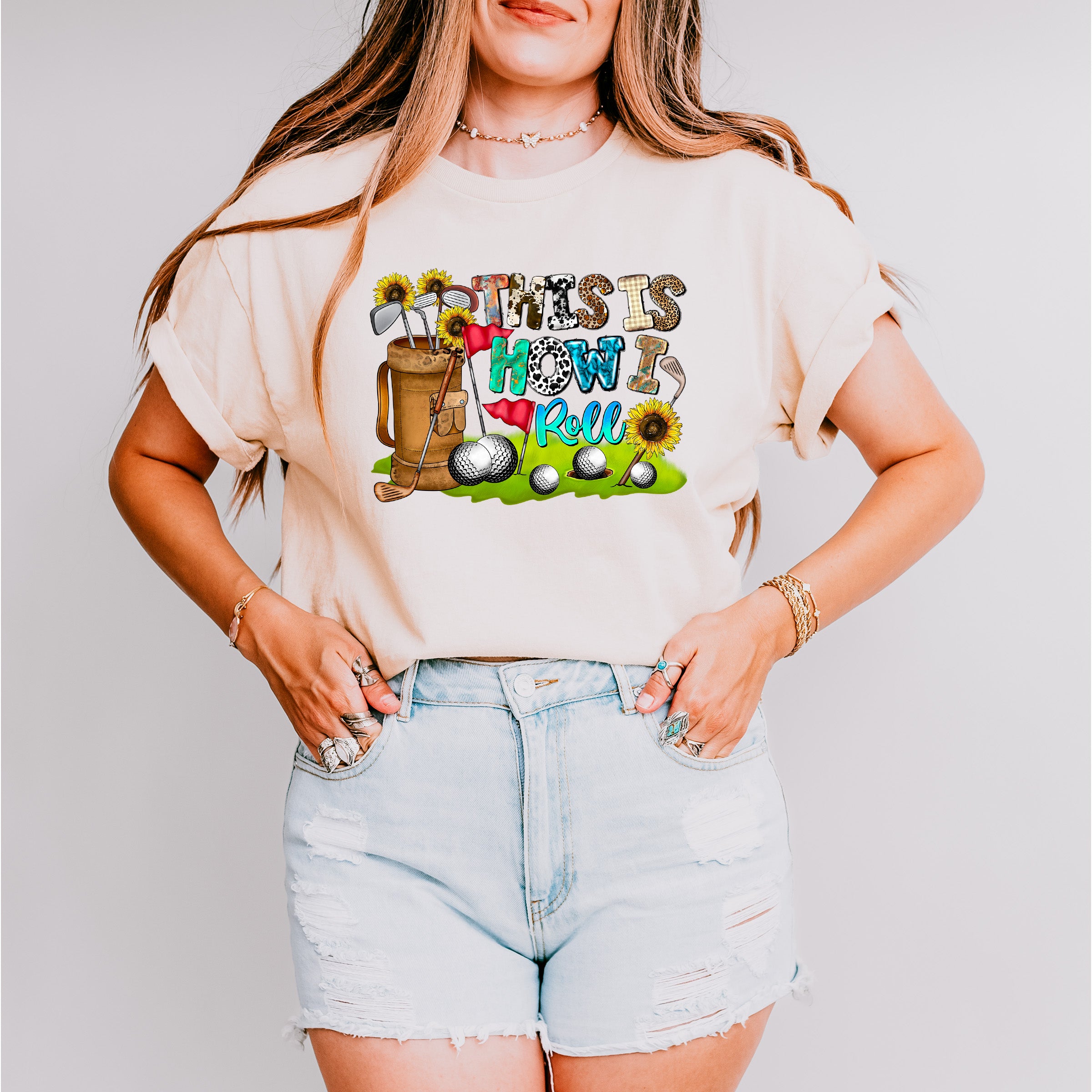 This Is How I Roll - Golf Unisex Crewneck T-Shirt Sweatshirt Hoodie