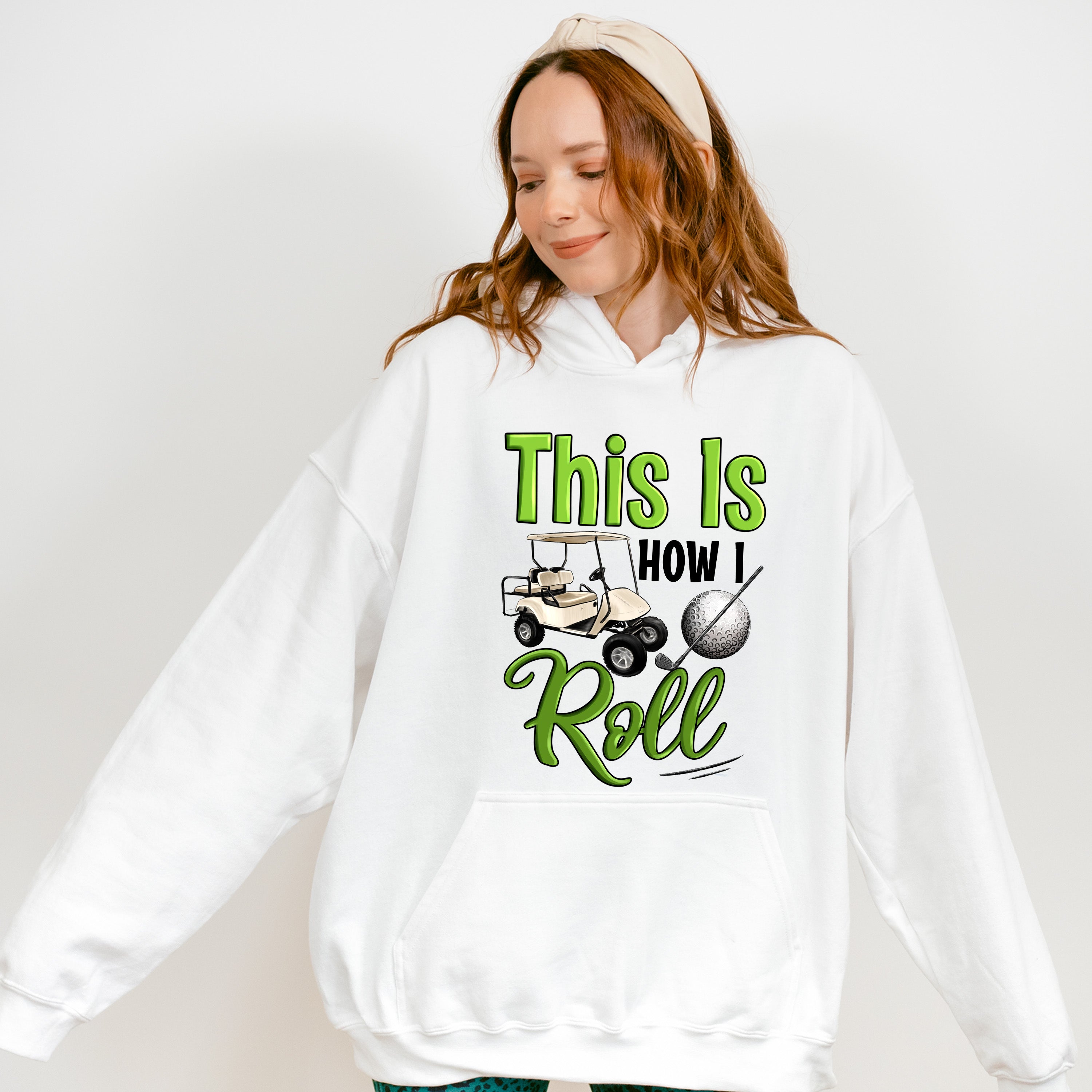 This Is How I Roll Golf Cart - Golf Unisex Crewneck T-Shirt Sweatshirt Hoodie