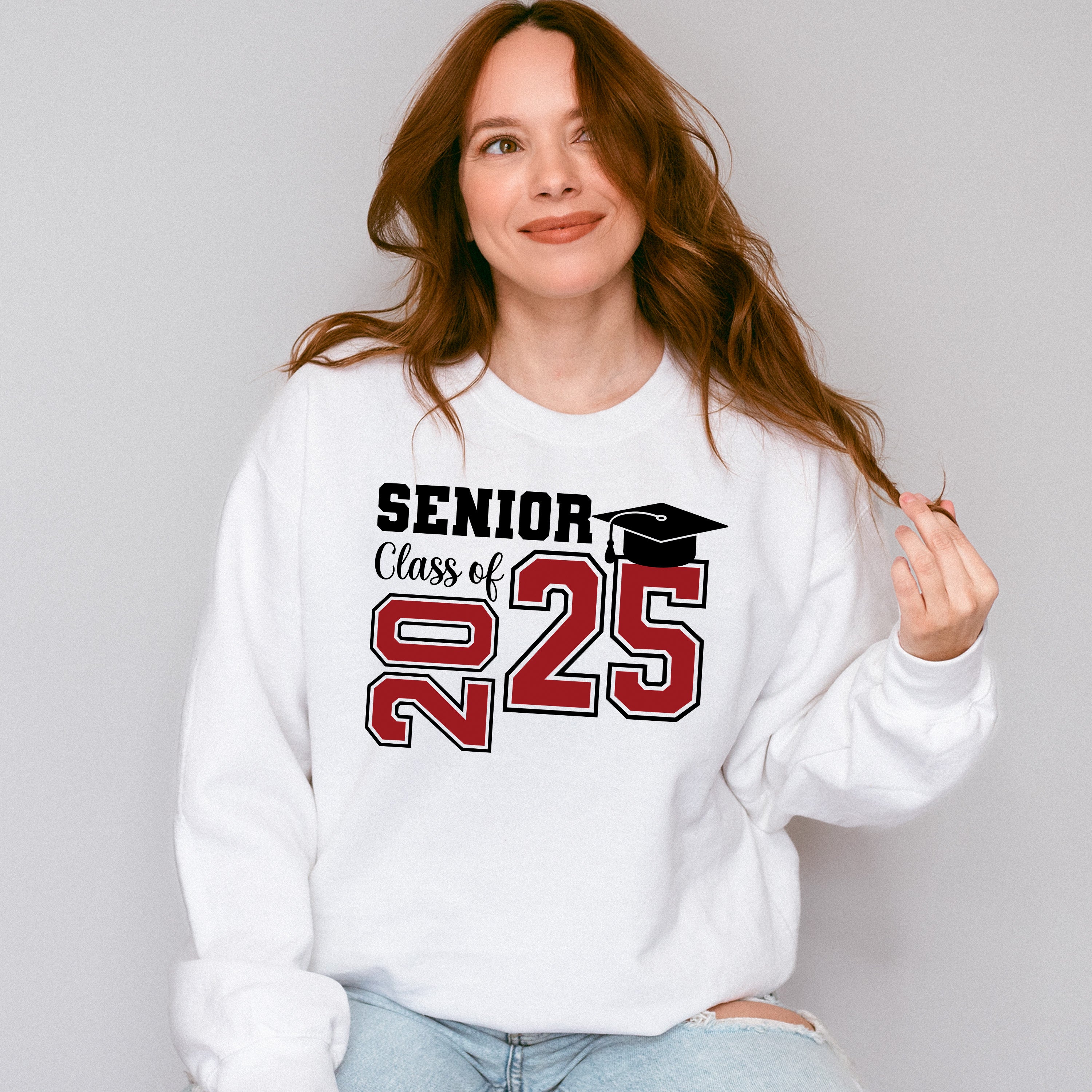 Senior Class Of 2025 - Graduation Unisex Crewneck T-Shirt Sweatshirt Hoodie
