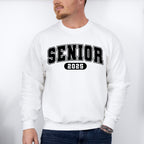 Vintage Senior 2025 B&W - Graduation Unisex Crewneck T-Shirt Sweatshirt Hoodie