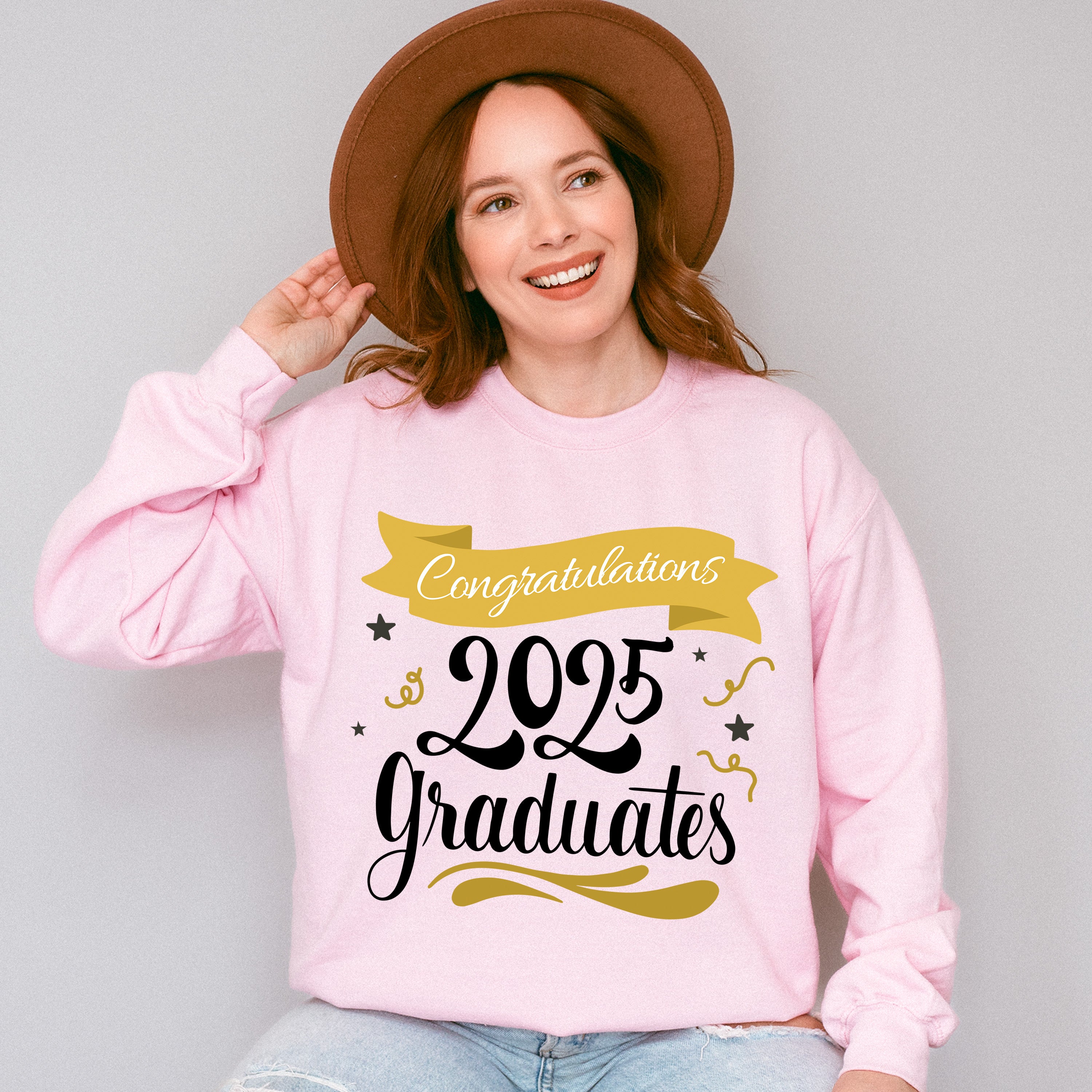 Congratulations 2025 Graduates - Graduation Unisex Crewneck T-Shirt Sweatshirt Hoodie