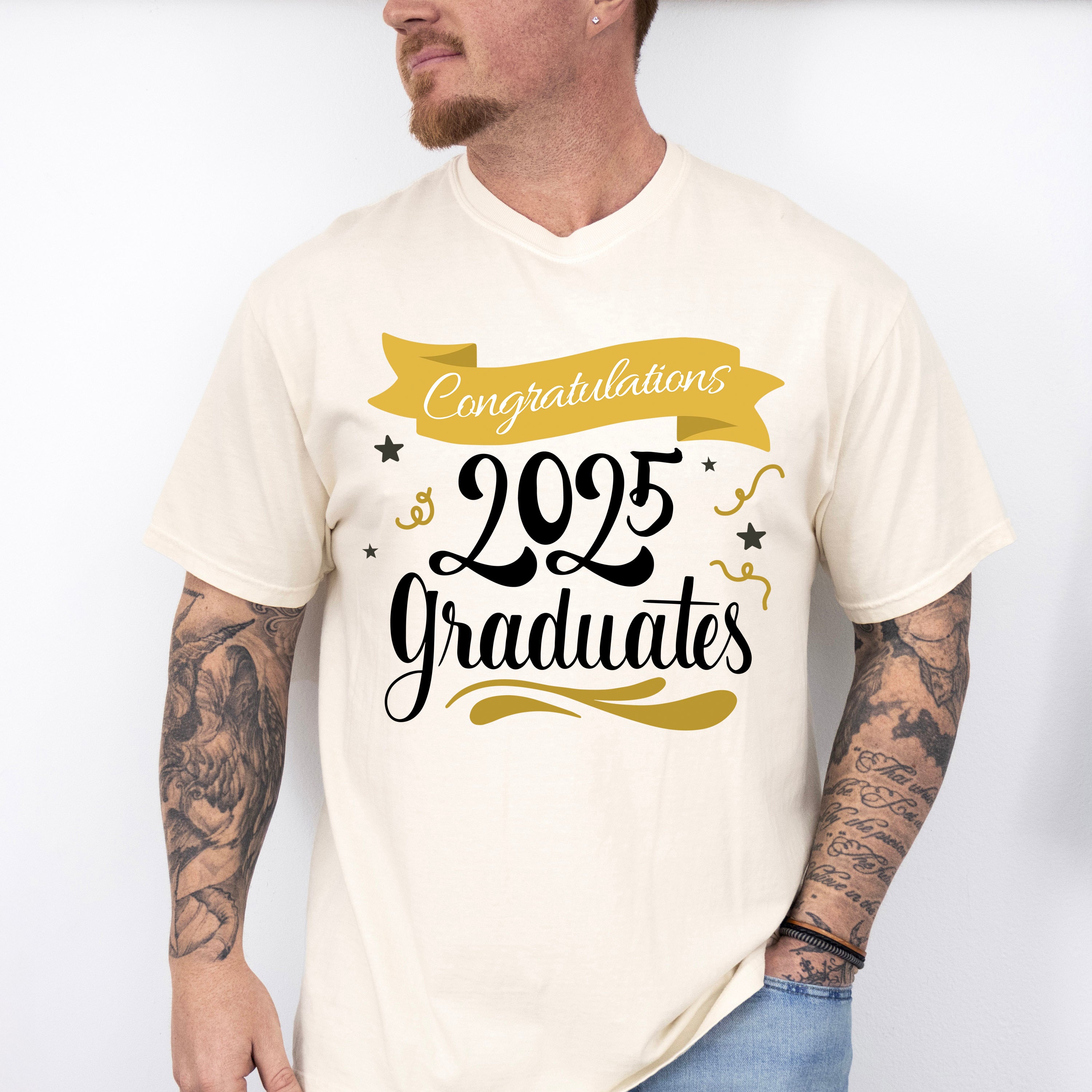 Congratulations 2025 Graduates - Graduation Unisex Crewneck T-Shirt Sweatshirt Hoodie
