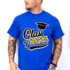 Class Of 2025 Black And Gold - Graduation Unisex Crewneck T-Shirt Sweatshirt Hoodie