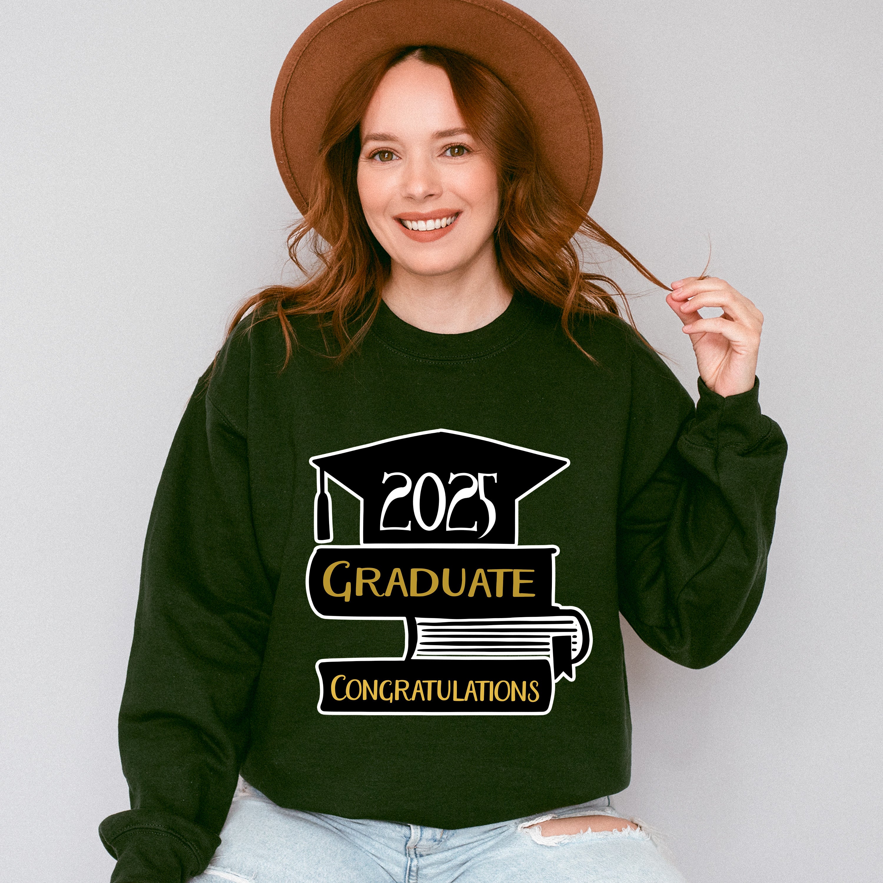 2025 Graduate Congratulations - Graduation Unisex Crewneck T-Shirt Sweatshirt Hoodie