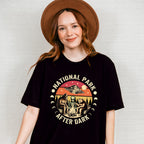 National Park After Dark Design - National Park Theme Unisex Crewneck T-Shirt Sweatshirt Hoodie