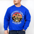National Park After Dark Design - National Park Theme Unisex Crewneck T-Shirt Sweatshirt Hoodie
