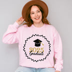 2025 Graduate Circular Design - Graduation Unisex Crewneck T-Shirt Sweatshirt Hoodie