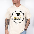 2025 Graduate Circular Design - Graduation Unisex Crewneck T-Shirt Sweatshirt Hoodie