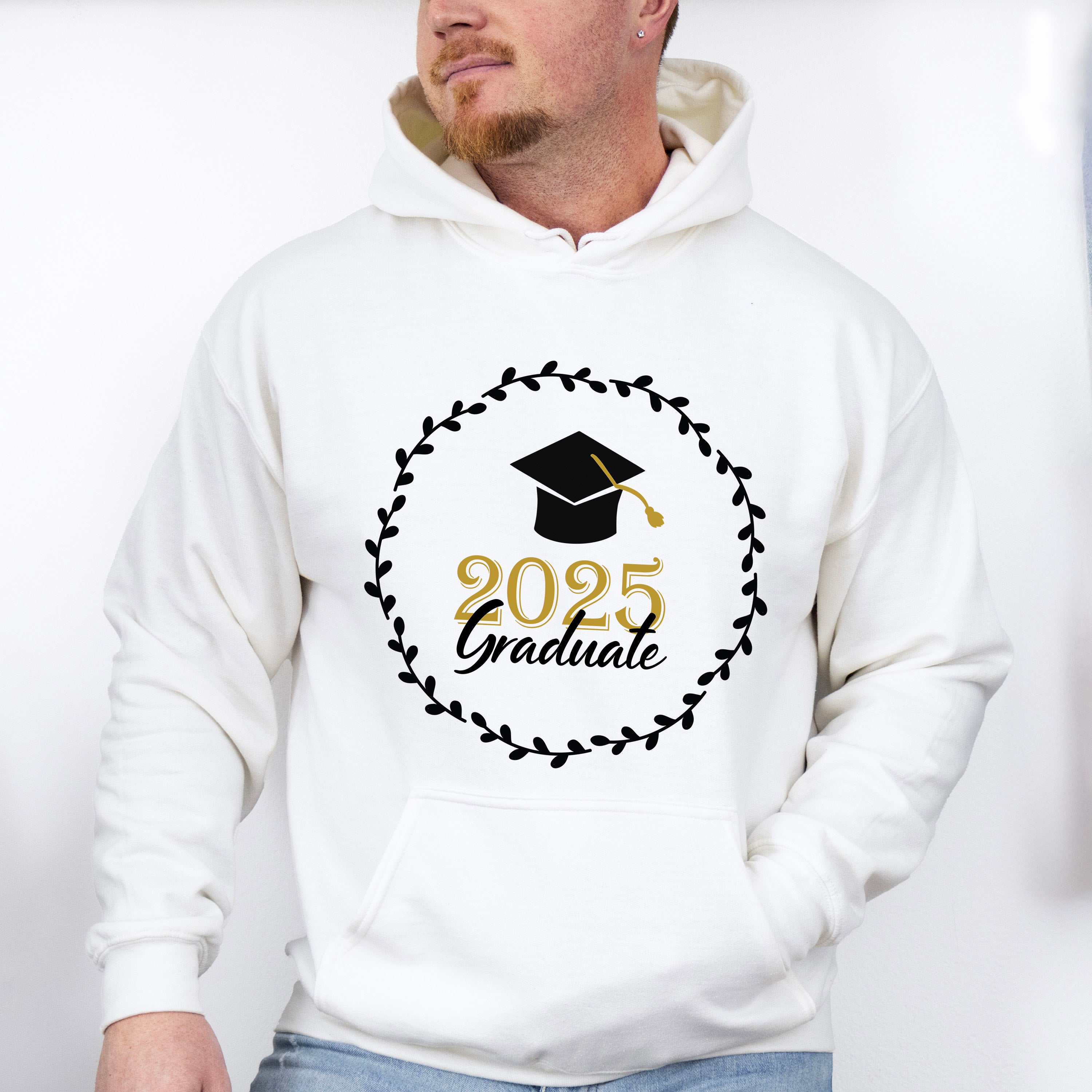 2025 Graduate Circular Design - Graduation Unisex Crewneck T-Shirt Sweatshirt Hoodie