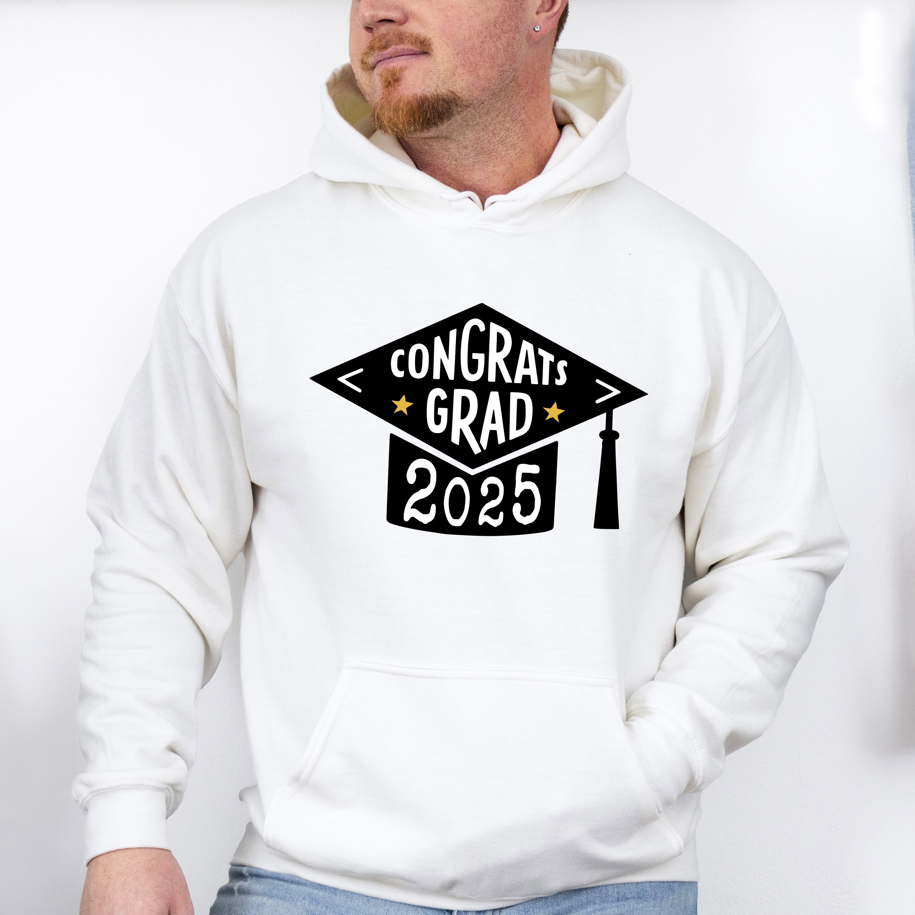 Congrats Grad 2025 - Graduation Unisex Crewneck T-Shirt Sweatshirt Hoodie