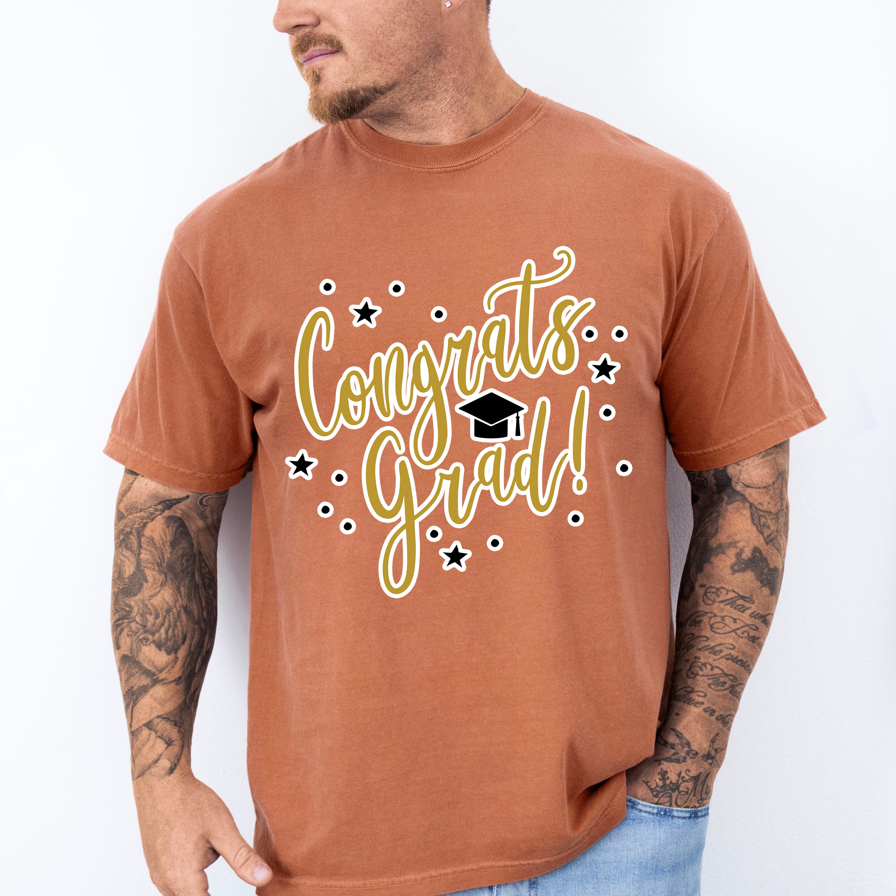 Congrats Grad - Graduation Unisex Crewneck T-Shirt Sweatshirt Hoodie