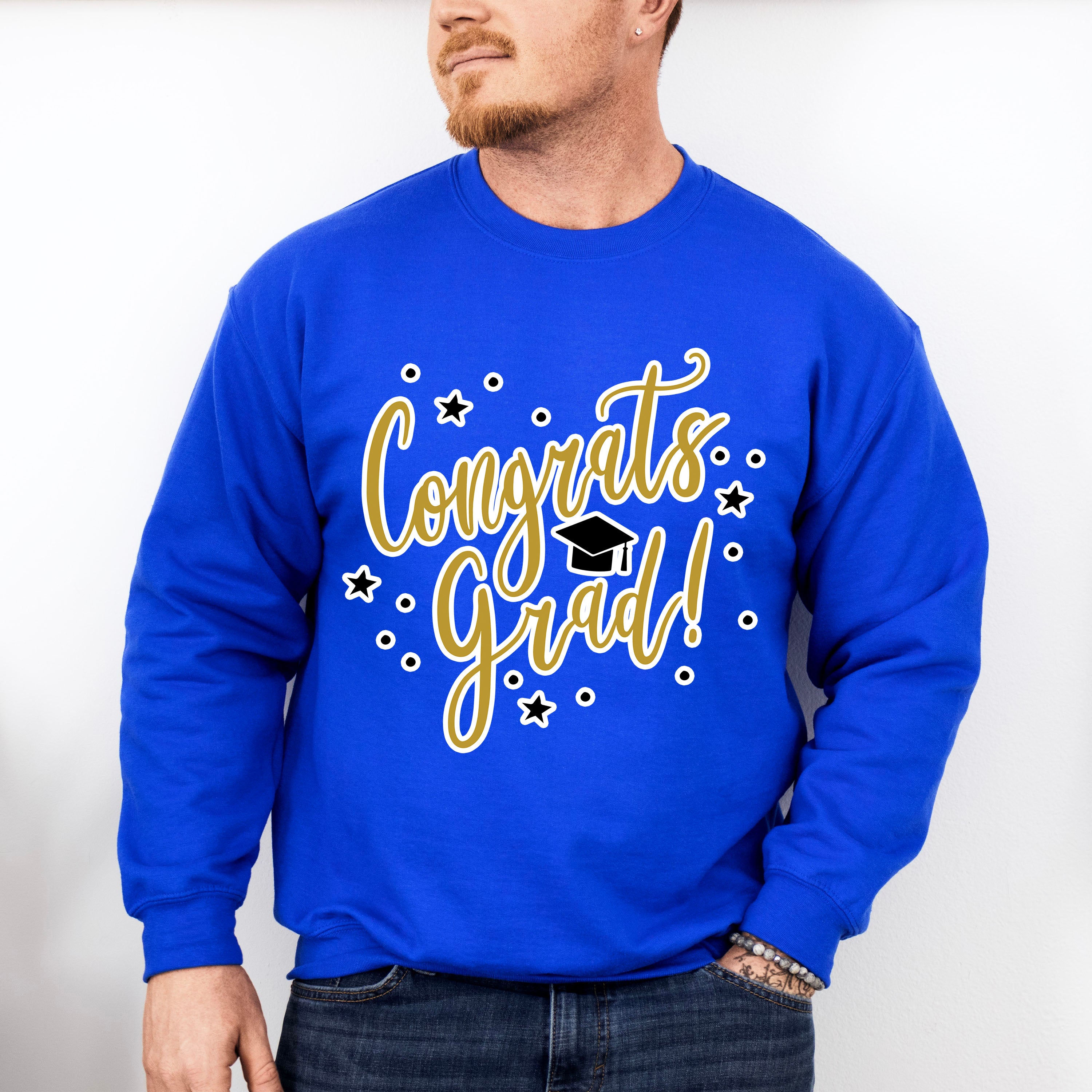 Congrats Grad - Graduation Unisex Crewneck T-Shirt Sweatshirt Hoodie