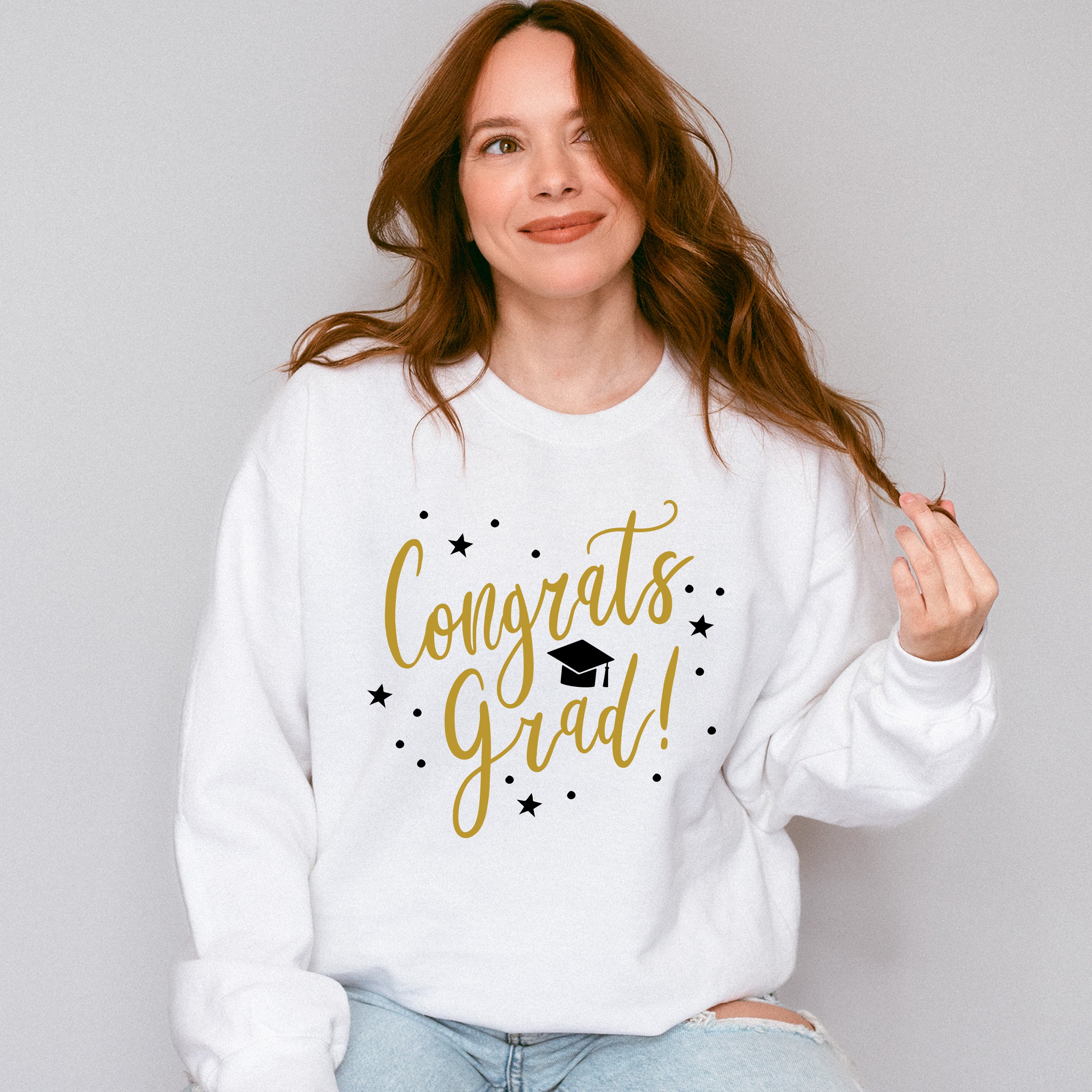 Congrats Grad - Graduation Unisex Crewneck T-Shirt Sweatshirt Hoodie