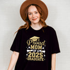 Proud Mom Of A 2025 Graduate - Graduation Unisex Crewneck T-Shirt Sweatshirt Hoodie