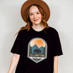 Yellowstone National Park Wyoming Design - National Park Theme Unisex Crewneck T-Shirt Sweatshirt Hoodie