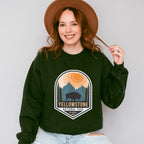 Yellowstone National Park Wyoming Design - National Park Theme Unisex Crewneck T-Shirt Sweatshirt Hoodie