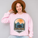 Yellowstone National Park Wyoming Design - National Park Theme Unisex Crewneck T-Shirt Sweatshirt Hoodie