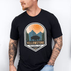 Yellowstone National Park Wyoming Design - National Park Theme Unisex Crewneck T-Shirt Sweatshirt Hoodie