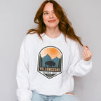 Yellowstone National Park Wyoming Design - National Park Theme Unisex Crewneck T-Shirt Sweatshirt Hoodie