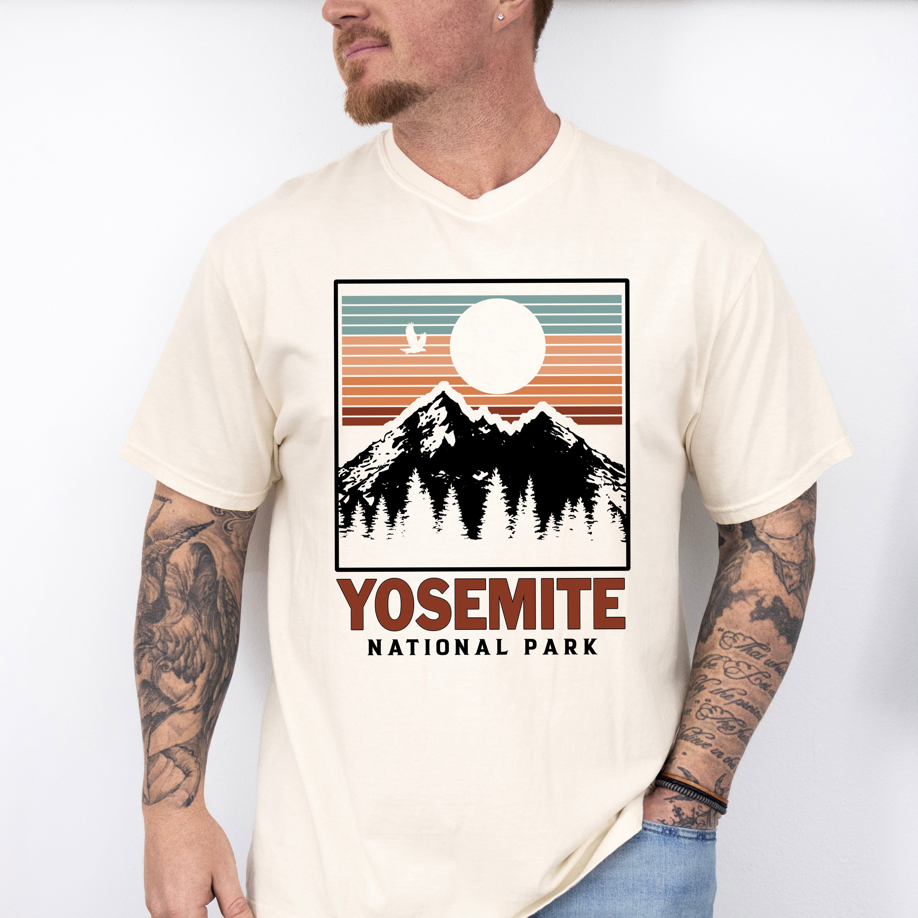 Yosemite National Park Design - National Park Theme Unisex Crewneck T-Shirt Sweatshirt Hoodie