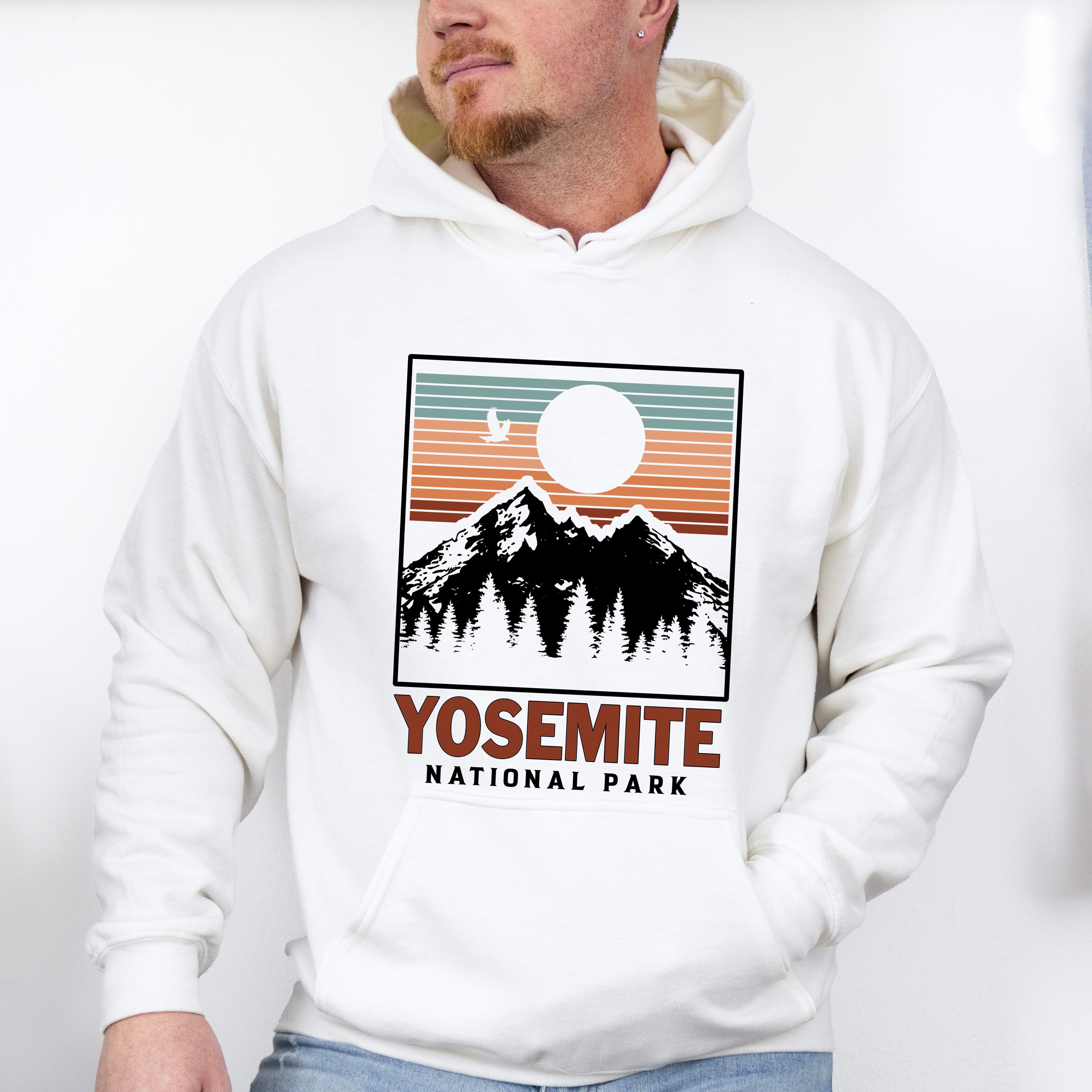 Yosemite National Park Design - National Park Theme Unisex Crewneck T-Shirt Sweatshirt Hoodie