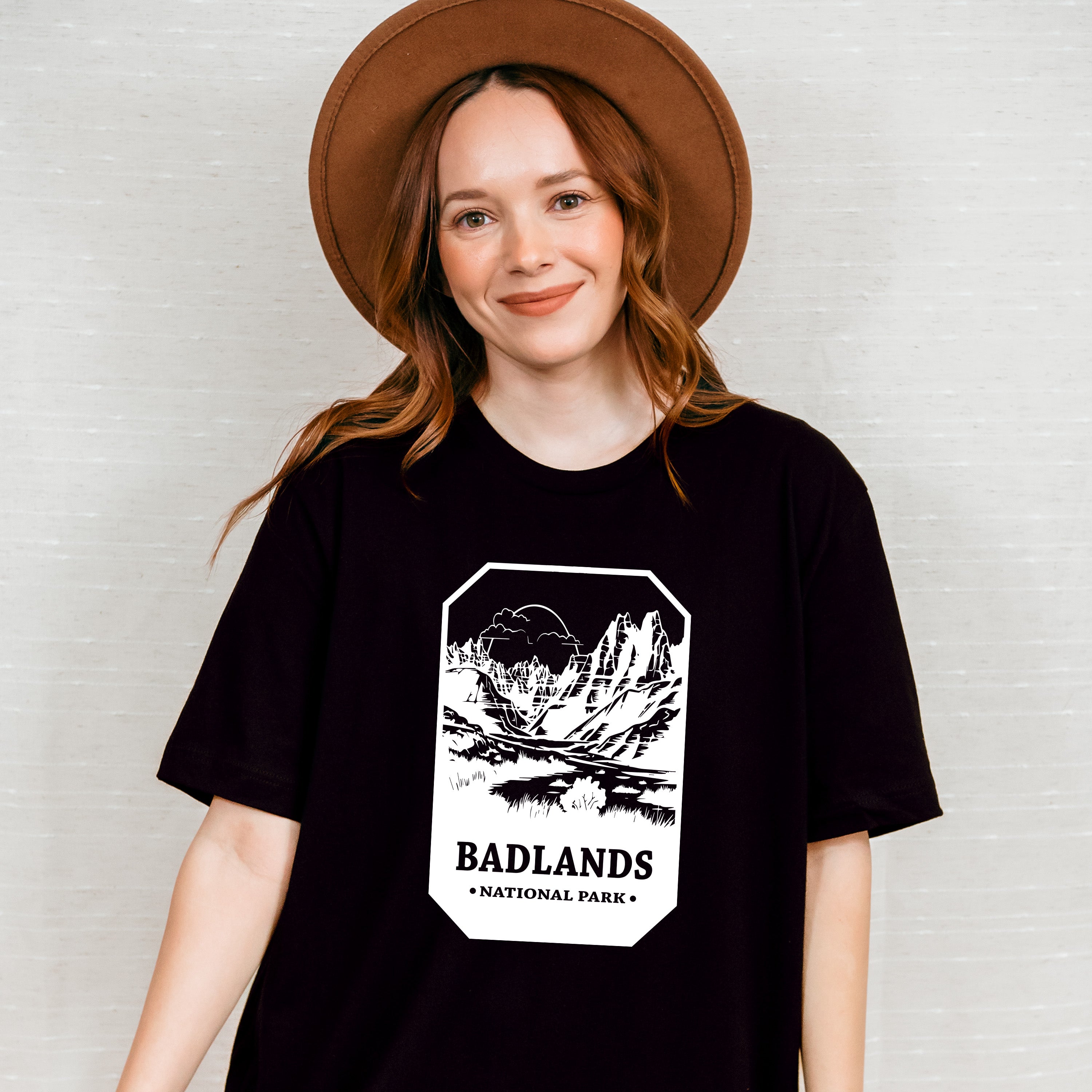 Badlands - National Park Theme Unisex Crewneck T-Shirt Sweatshirt Hoodie