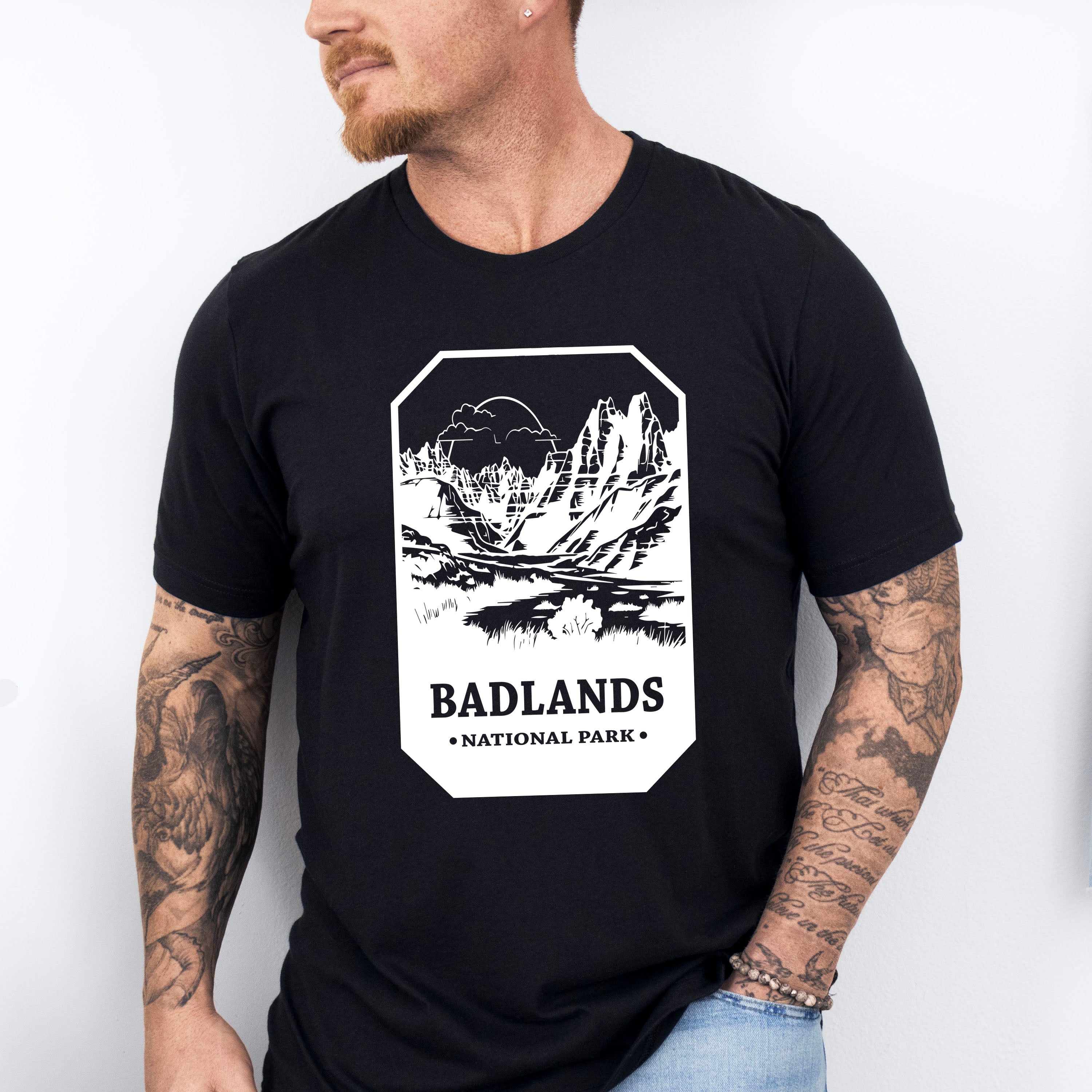 Badlands - National Park Theme Unisex Crewneck T-Shirt Sweatshirt Hoodie
