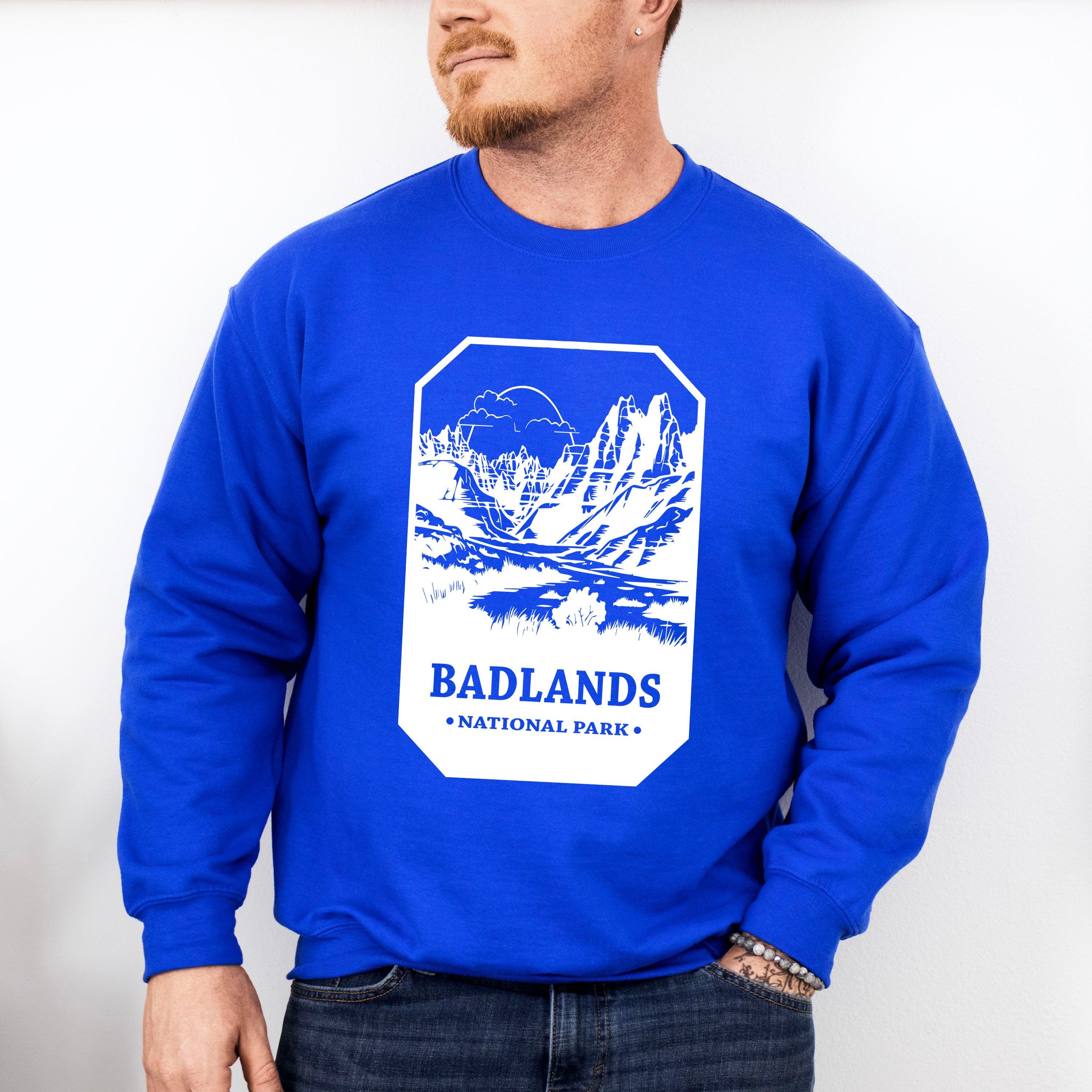 Badlands - National Park Theme Unisex Crewneck T-Shirt Sweatshirt Hoodie