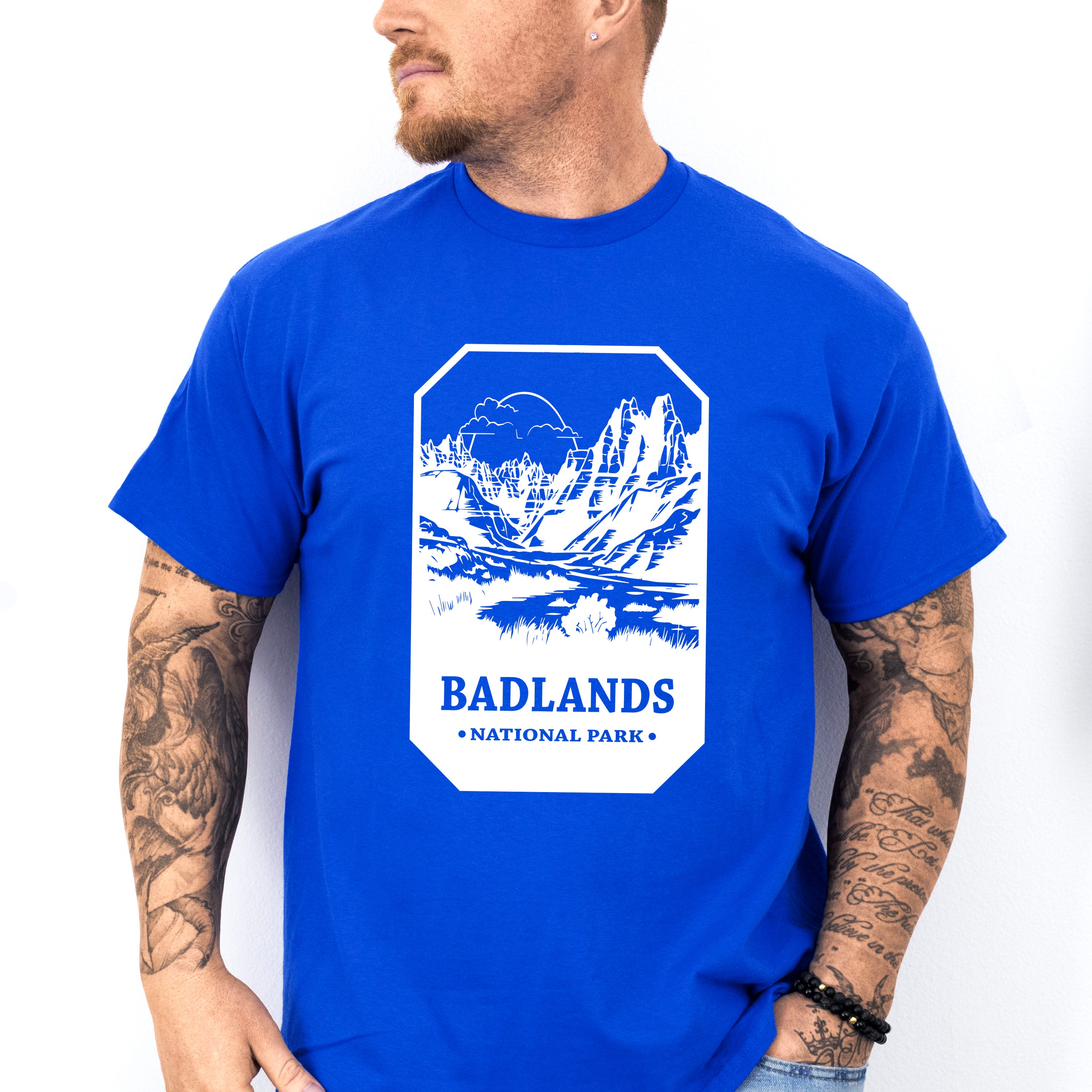 Badlands - National Park Theme Unisex Crewneck T-Shirt Sweatshirt Hoodie