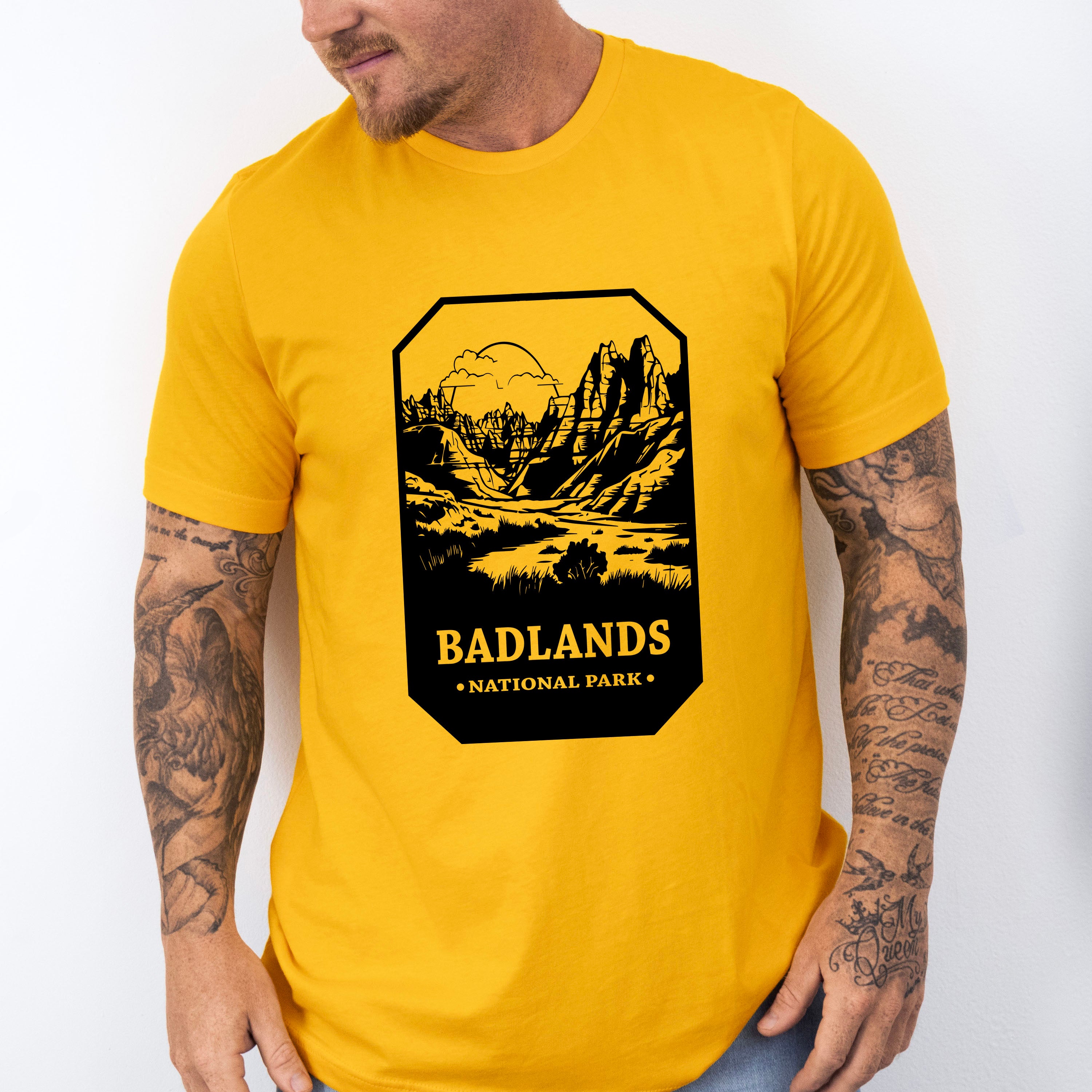 Badlands - National Park Theme Unisex Crewneck T-Shirt Sweatshirt Hoodie