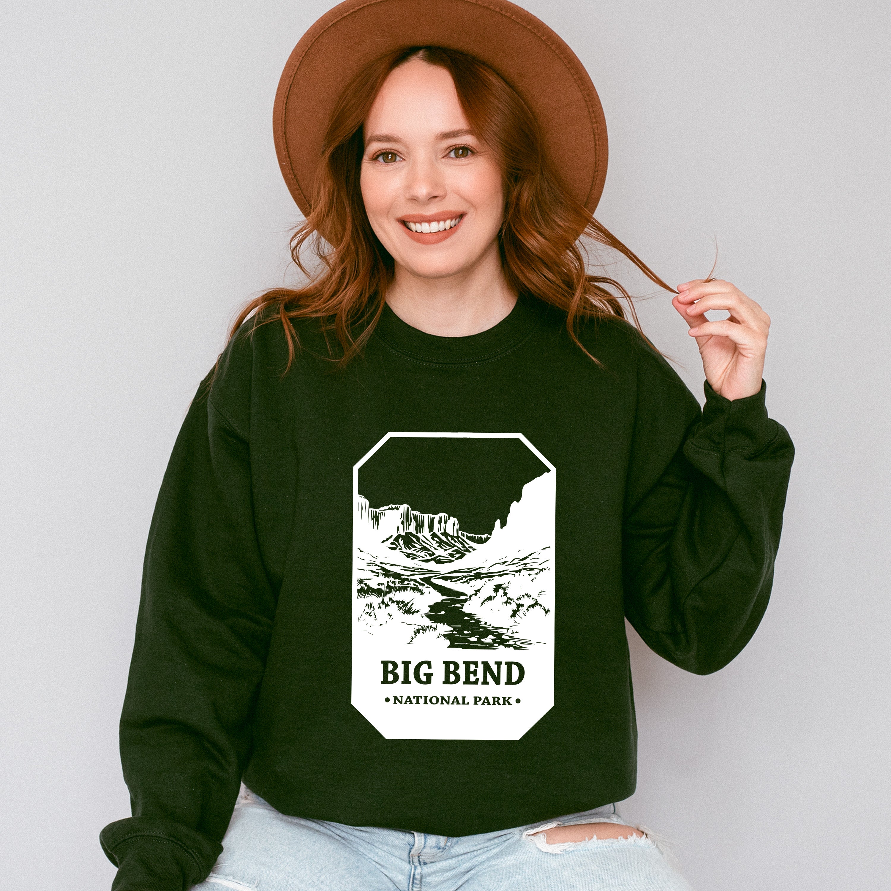 Big Bend - National Park Theme Unisex Crewneck T-Shirt Sweatshirt Hoodie