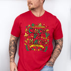 Cinco De Mayo Squad Doodles- Cinco De Mayo Unisex Crewneck T-Shirt Sweatshirt Hoodie