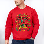 Cinco De Mayo Squad Doodles- Cinco De Mayo Unisex Crewneck T-Shirt Sweatshirt Hoodie