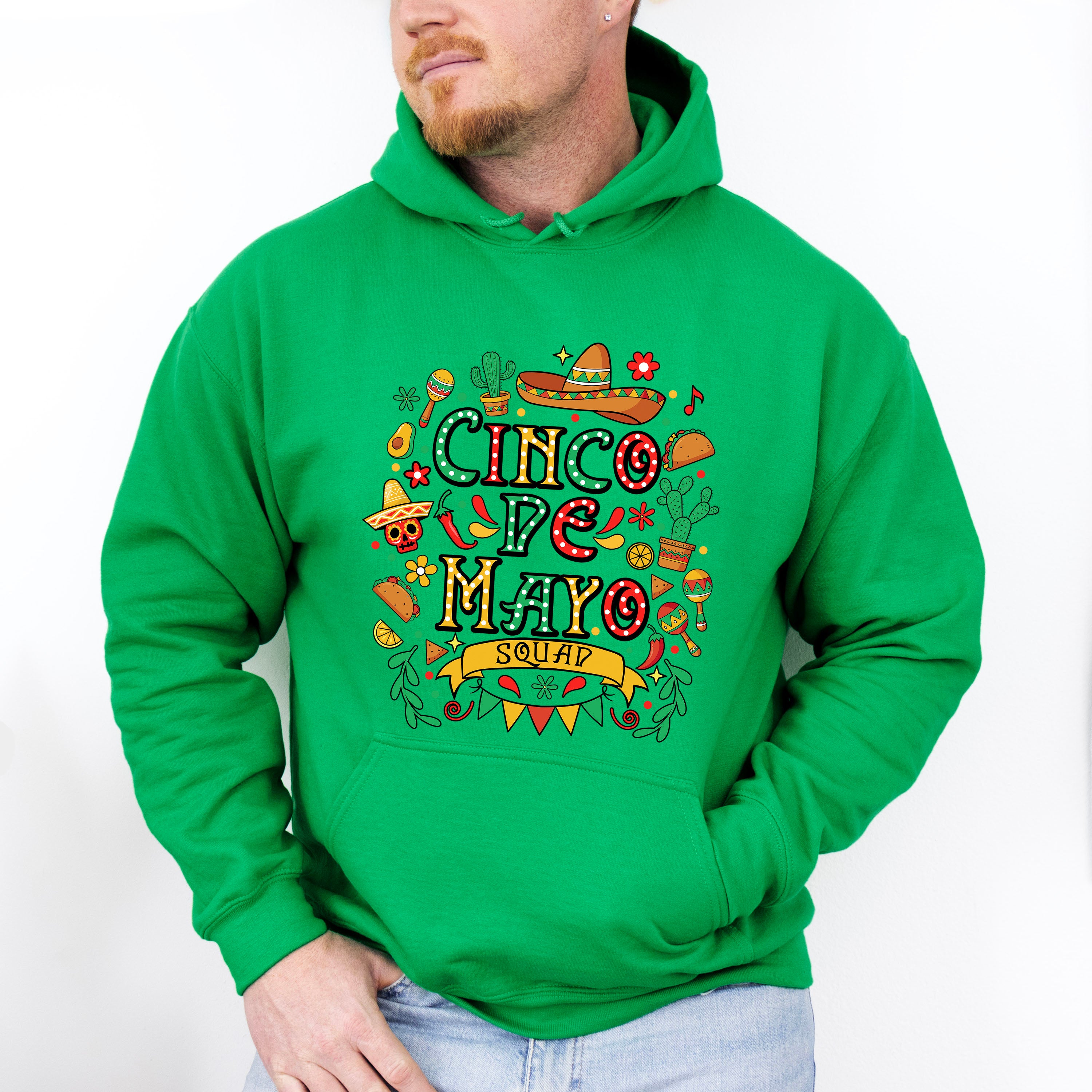 Cinco De Mayo Squad Doodles- Cinco De Mayo Unisex Crewneck T-Shirt Sweatshirt Hoodie