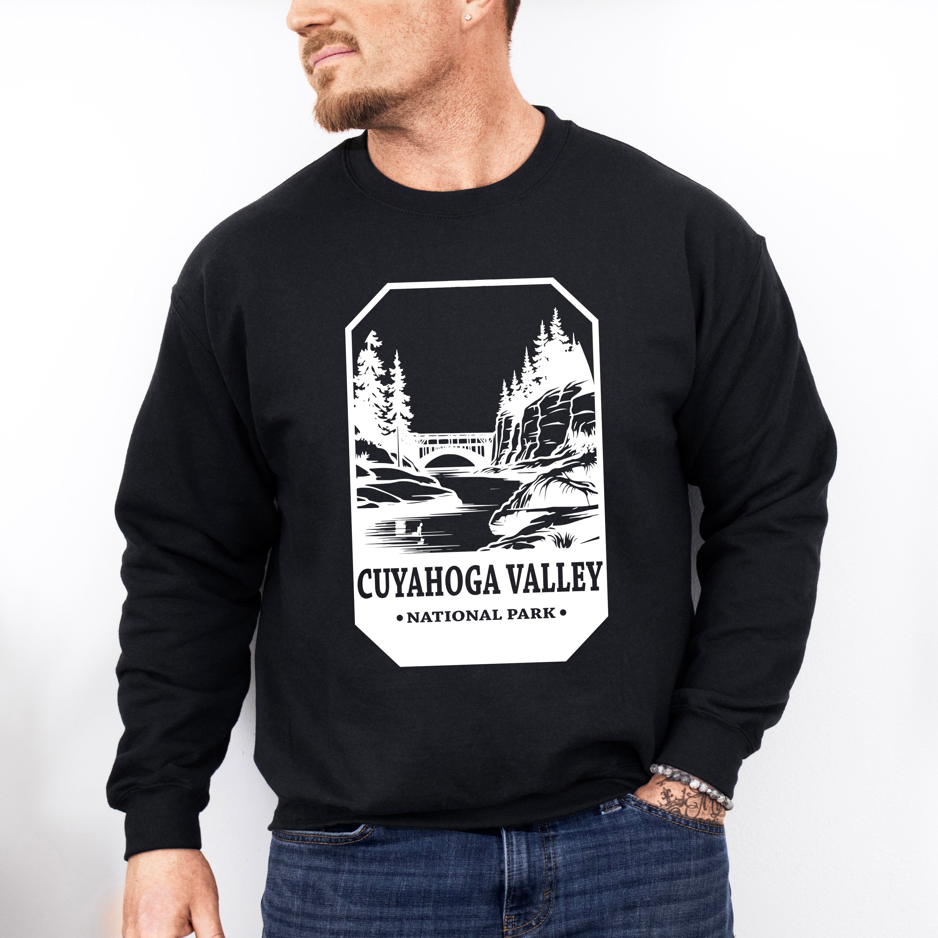 Cuyahoga Valley - National Park Theme Unisex Crewneck T-Shirt Sweatshirt Hoodie