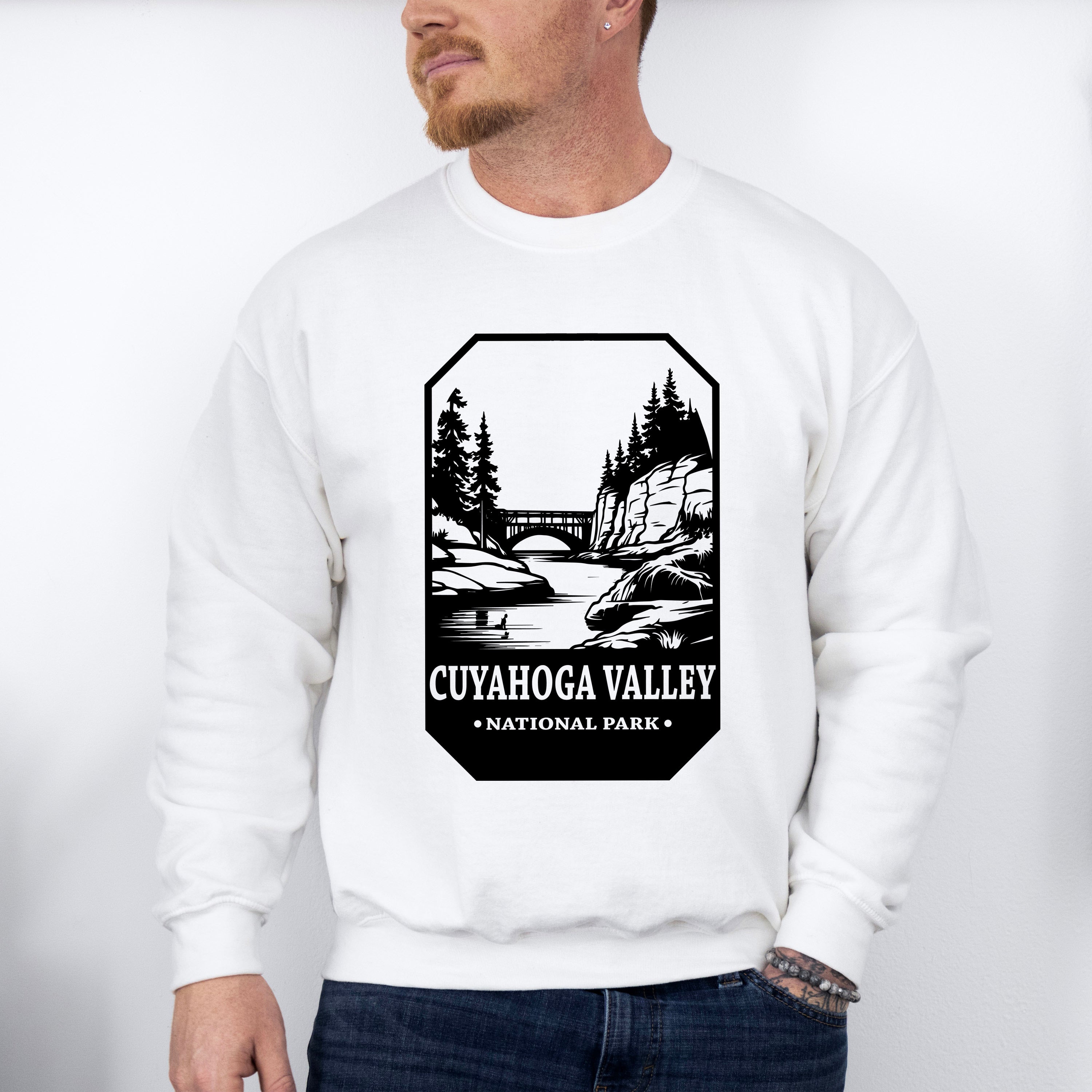 Cuyahoga Valley - National Park Theme Unisex Crewneck T-Shirt Sweatshirt Hoodie