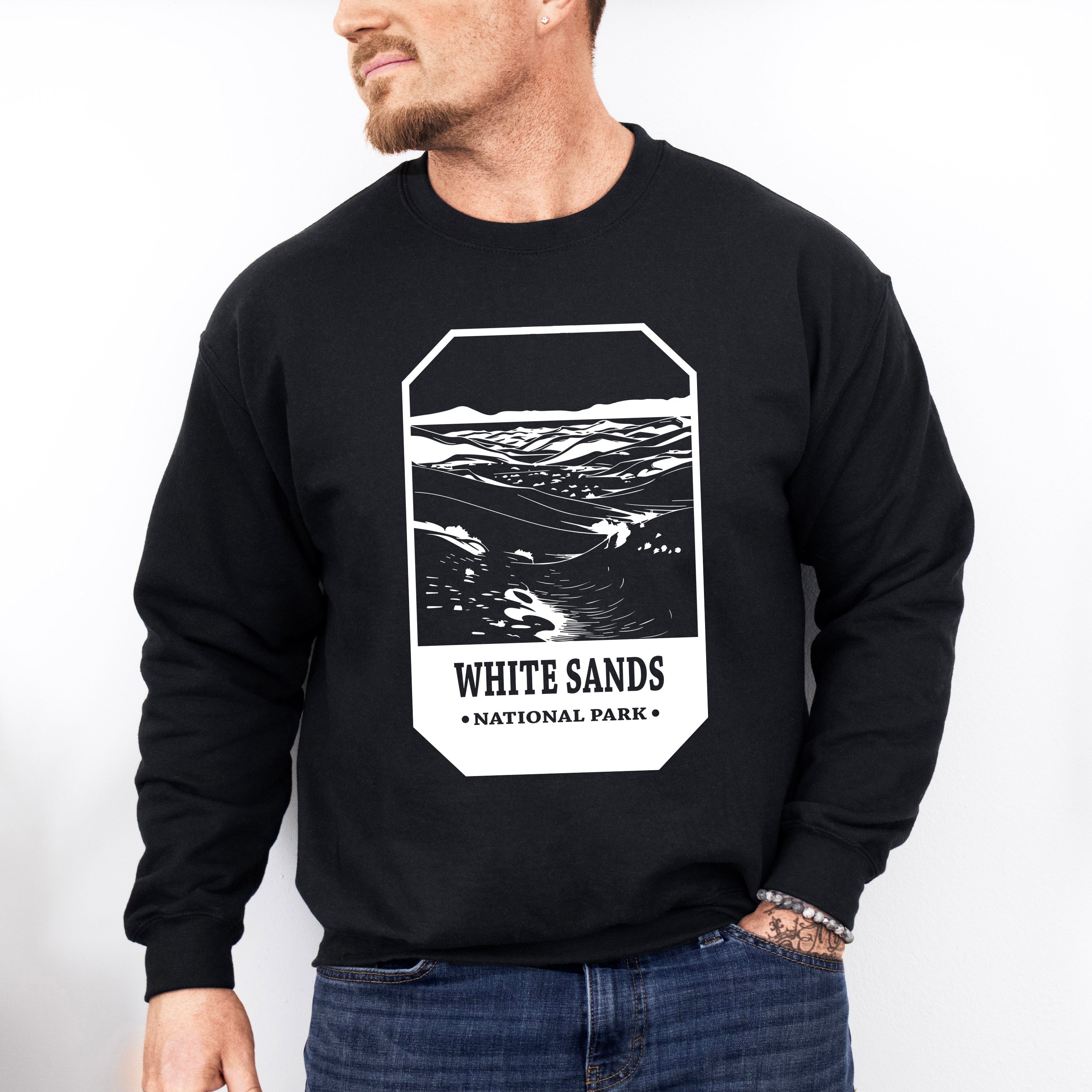 White Sands - National Park Theme Unisex Crewneck T-Shirt Sweatshirt Hoodie