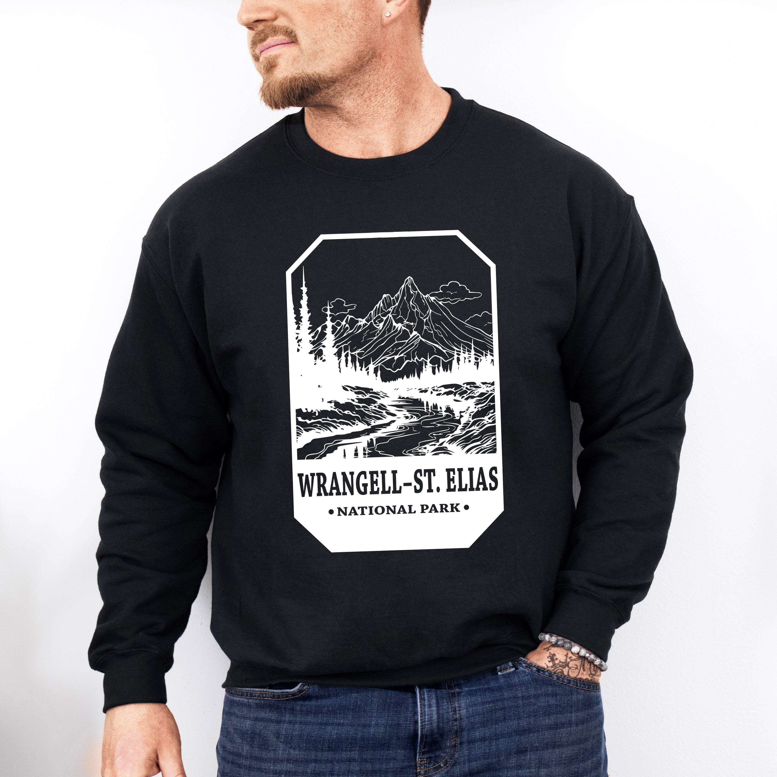 Wrangell-St.Elias - National Park Theme Unisex Crewneck T-Shirt Sweatshirt Hoodie