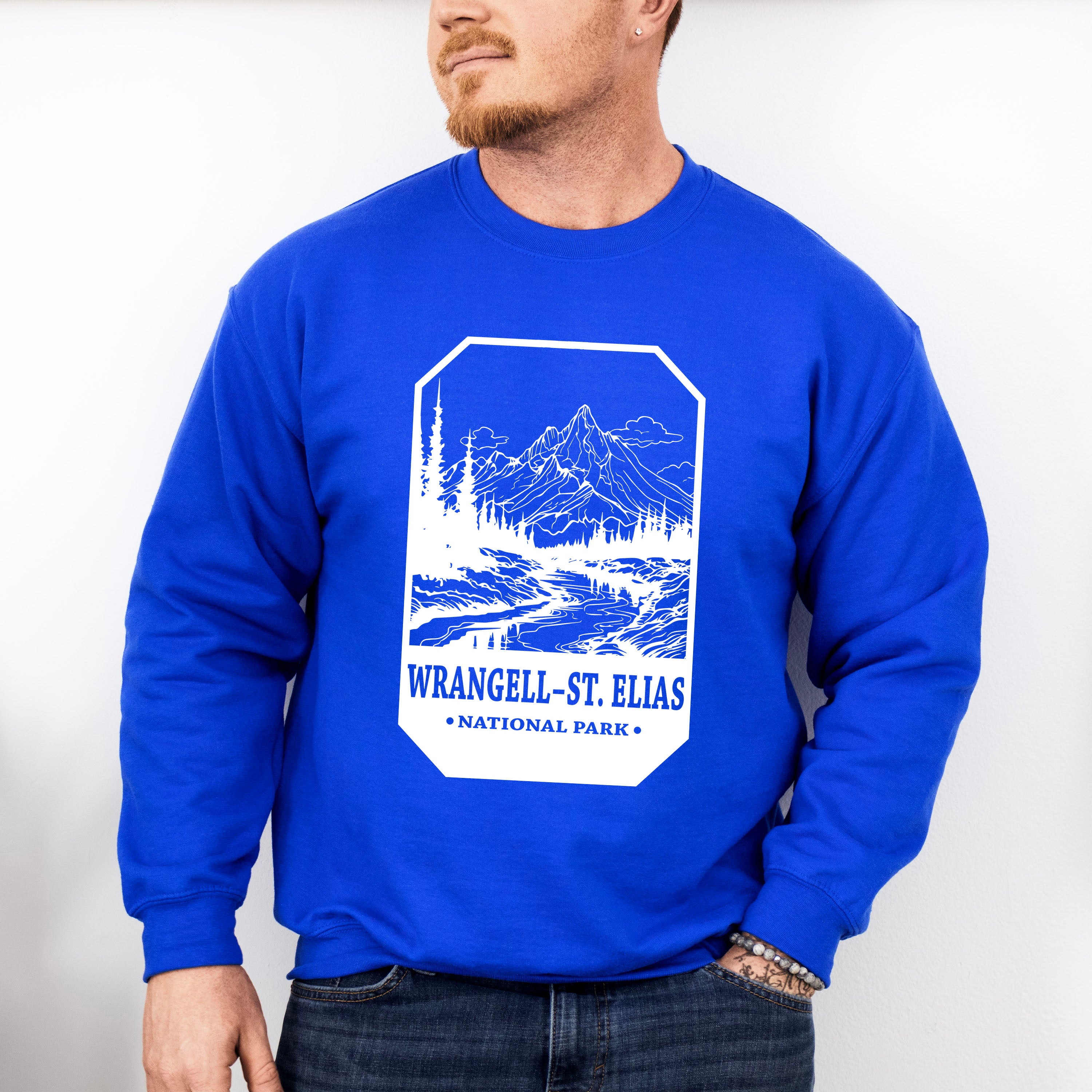 Wrangell-St.Elias - National Park Theme Unisex Crewneck T-Shirt Sweatshirt Hoodie