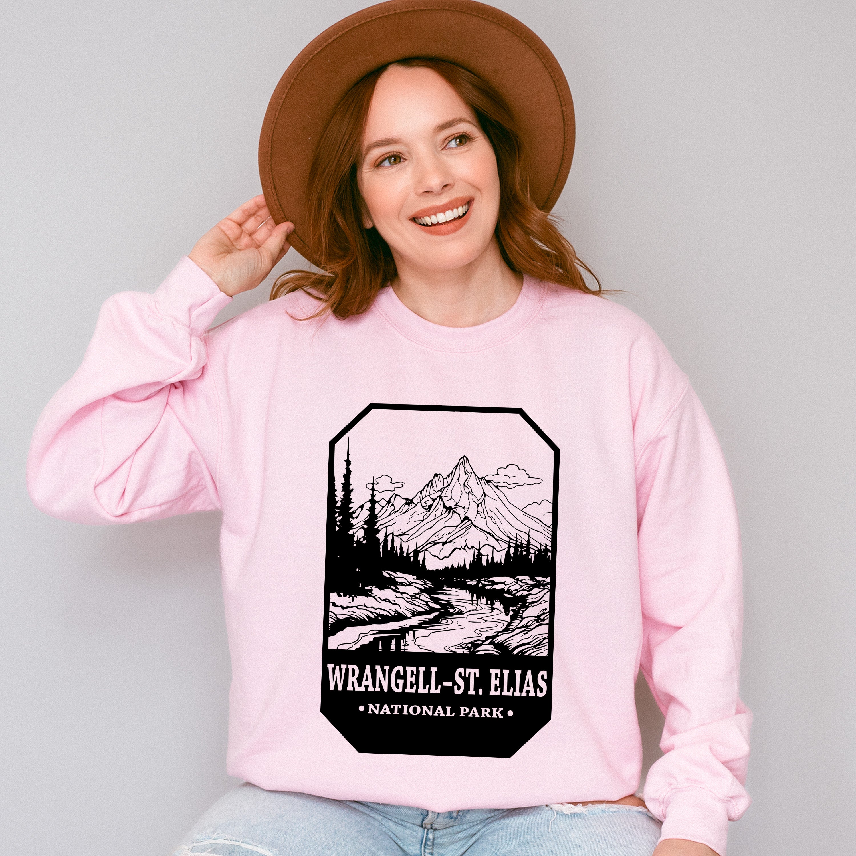 Wrangell-St.Elias - National Park Theme Unisex Crewneck T-Shirt Sweatshirt Hoodie