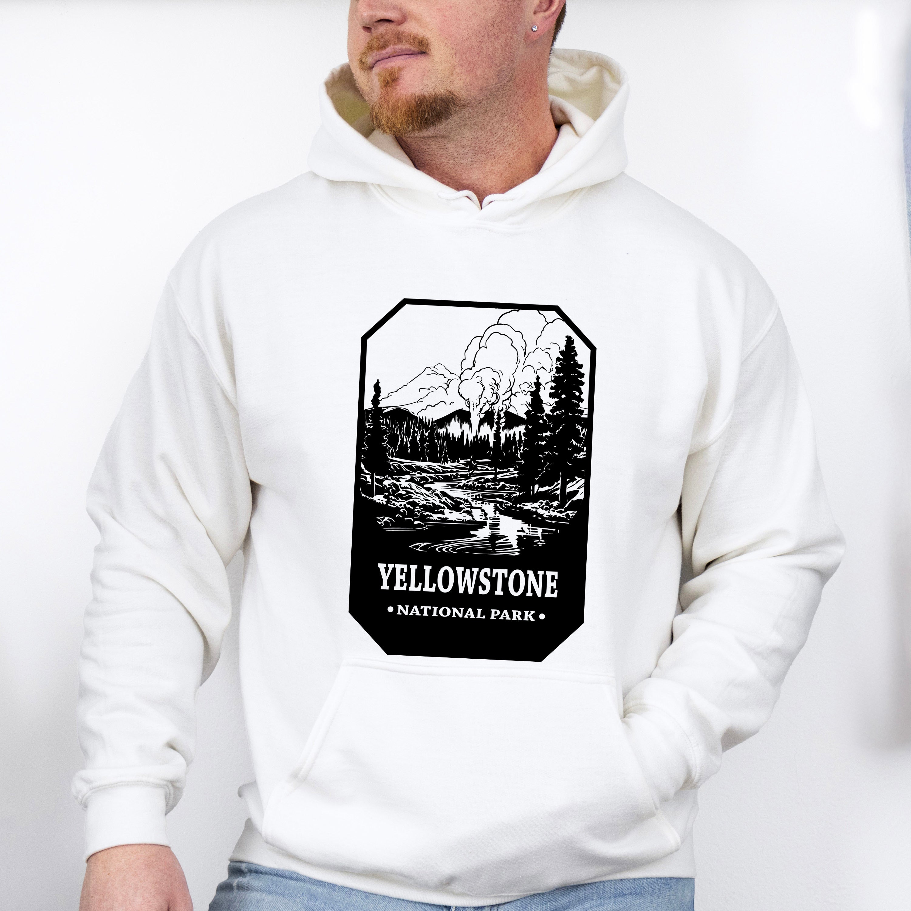 Yellowstone National Park Design - National Park Theme Unisex Crewneck T-Shirt Sweatshirt Hoodie
