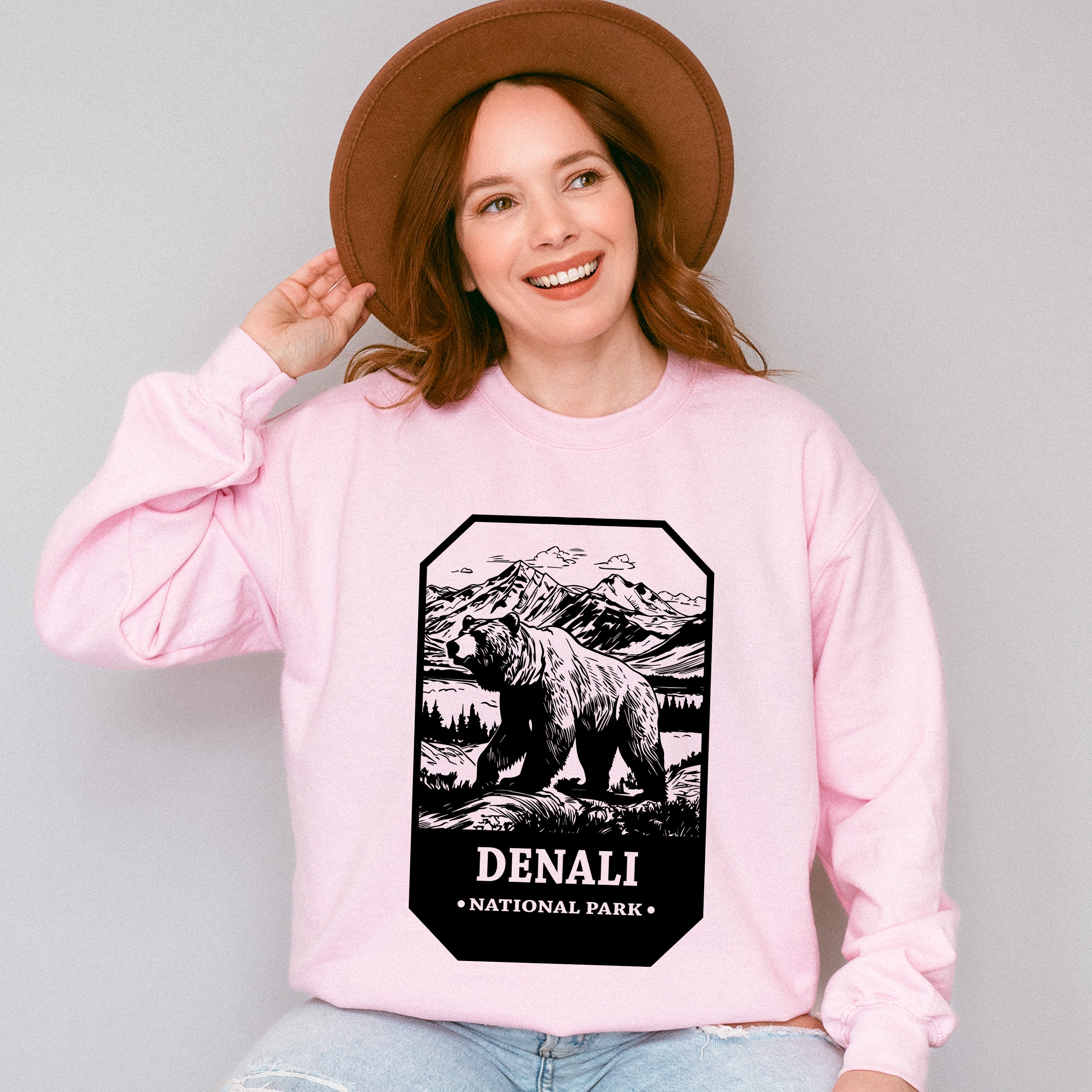Denali - National Park Theme Unisex Crewneck T-Shirt Sweatshirt Hoodie