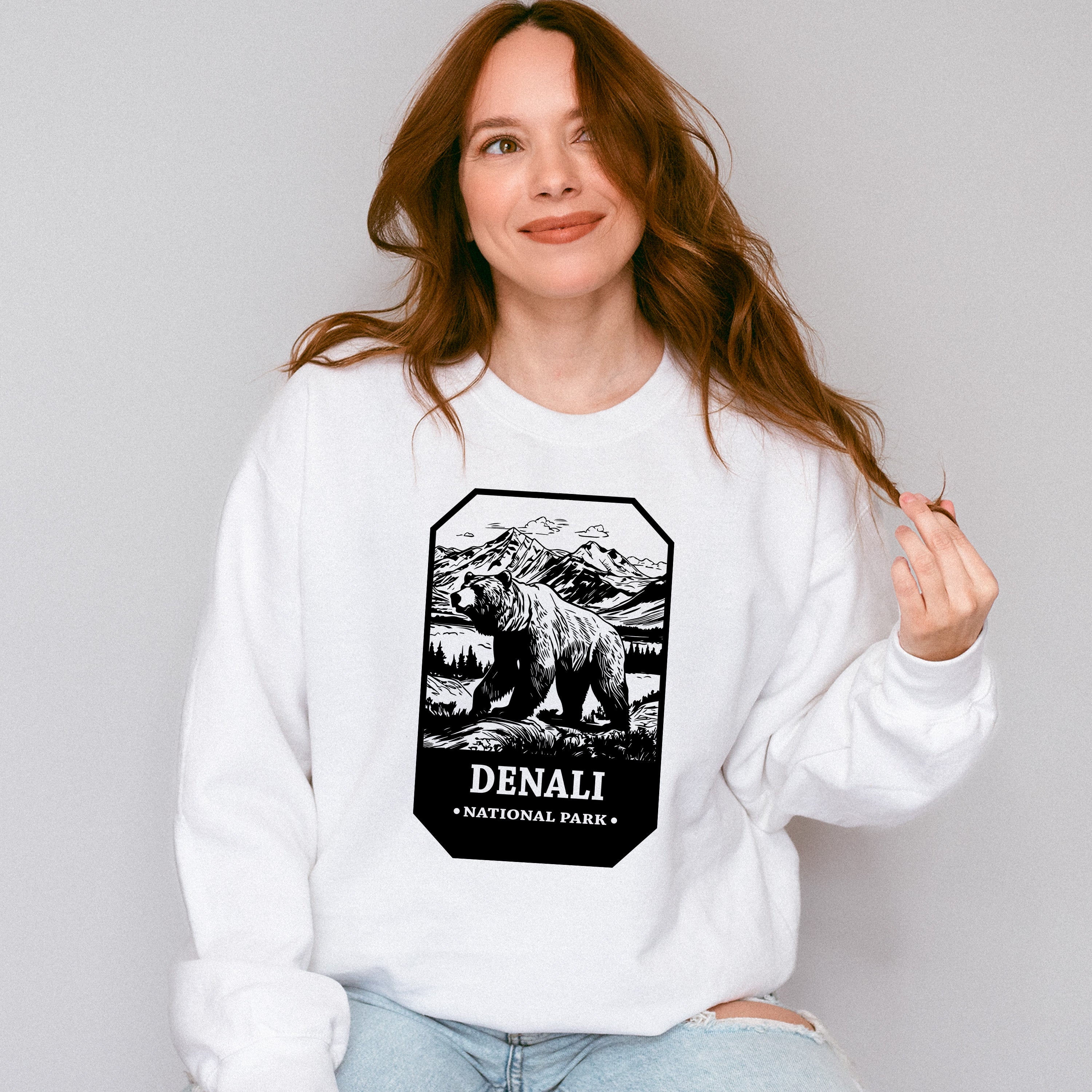 Denali - National Park Theme Unisex Crewneck T-Shirt Sweatshirt Hoodie