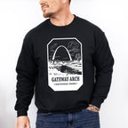 Gateway Arch - National Park Theme Unisex Crewneck T-Shirt Sweatshirt Hoodie
