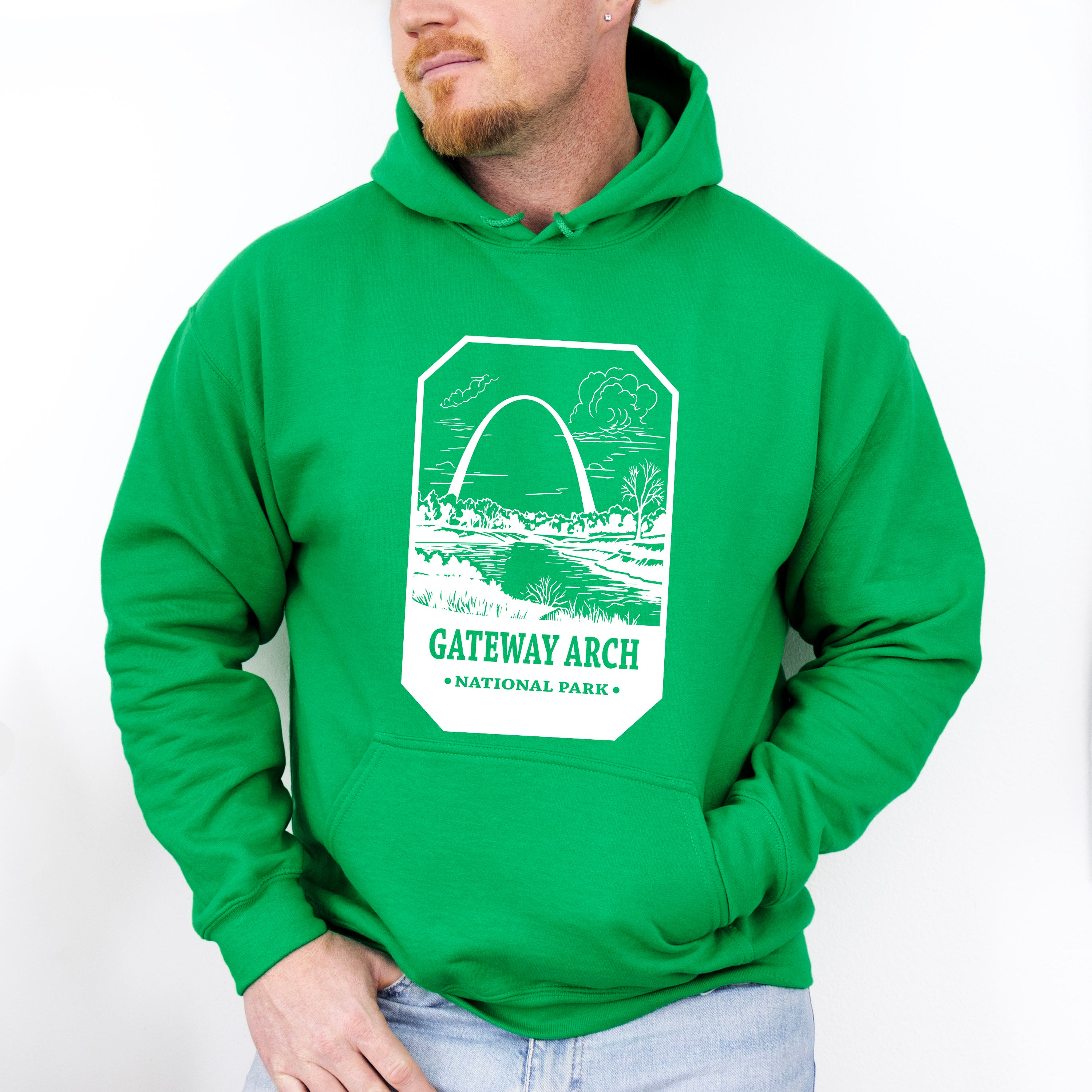Gateway Arch - National Park Theme Unisex Crewneck T-Shirt Sweatshirt Hoodie