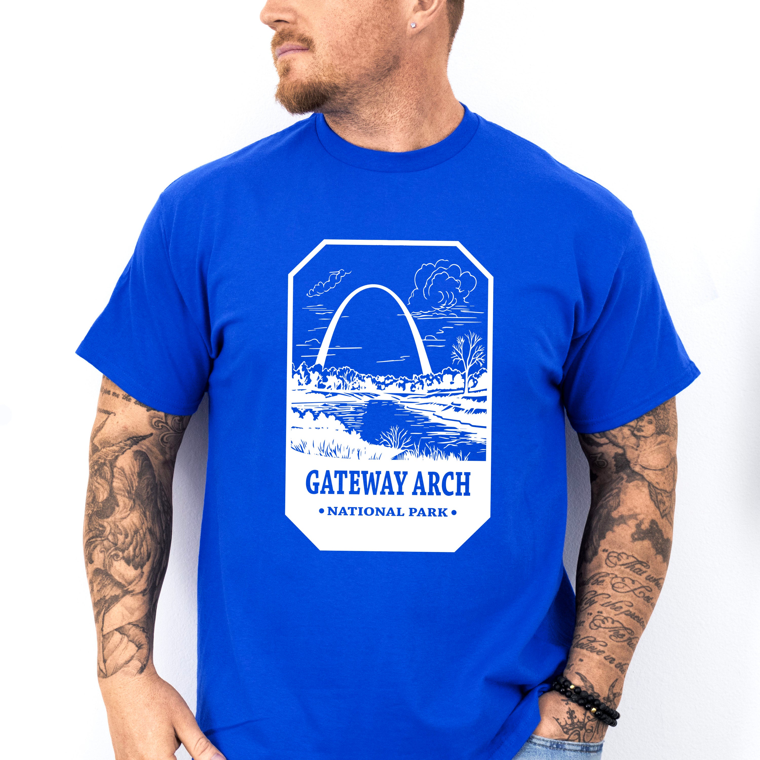 Gateway Arch - National Park Theme Unisex Crewneck T-Shirt Sweatshirt Hoodie