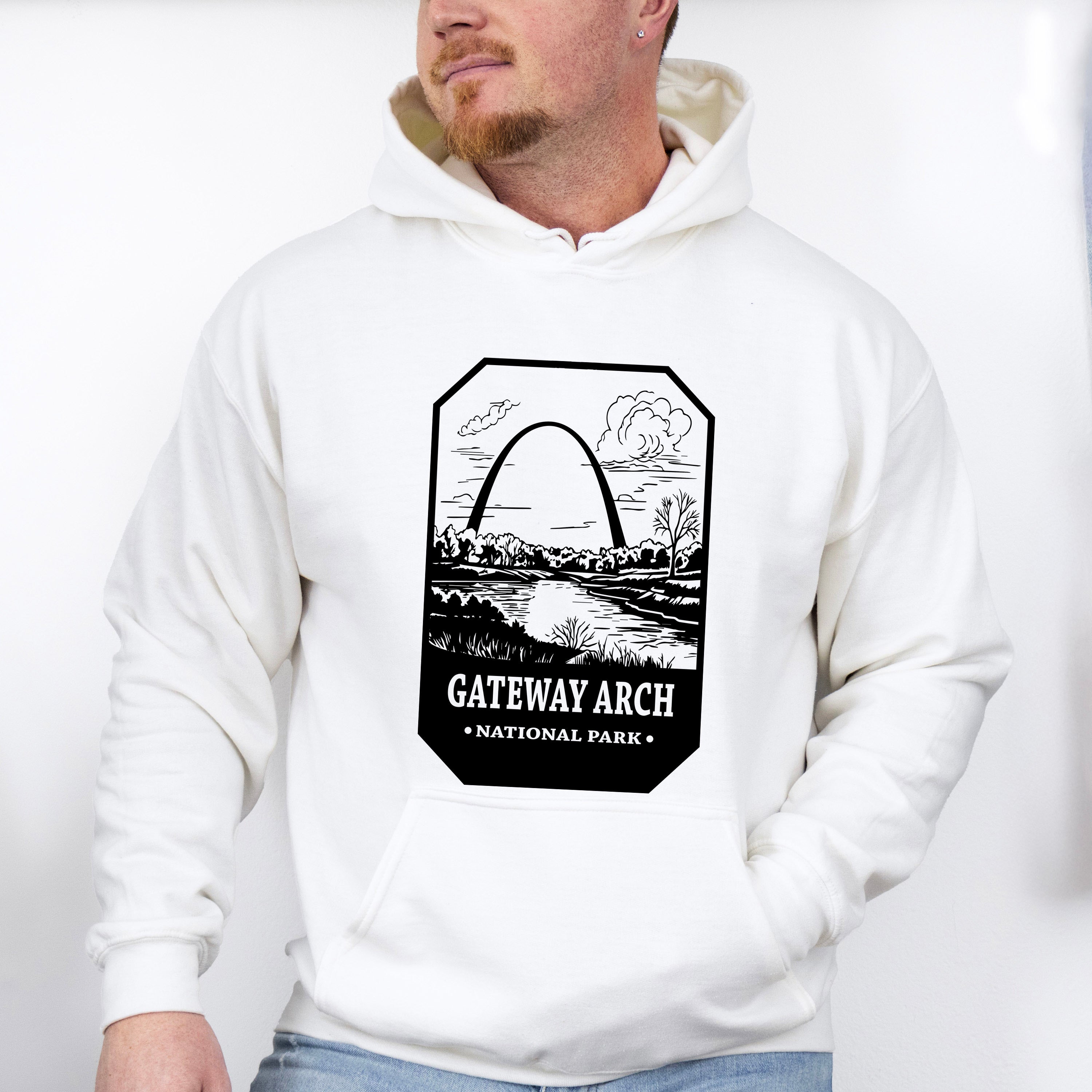 Gateway Arch - National Park Theme Unisex Crewneck T-Shirt Sweatshirt Hoodie